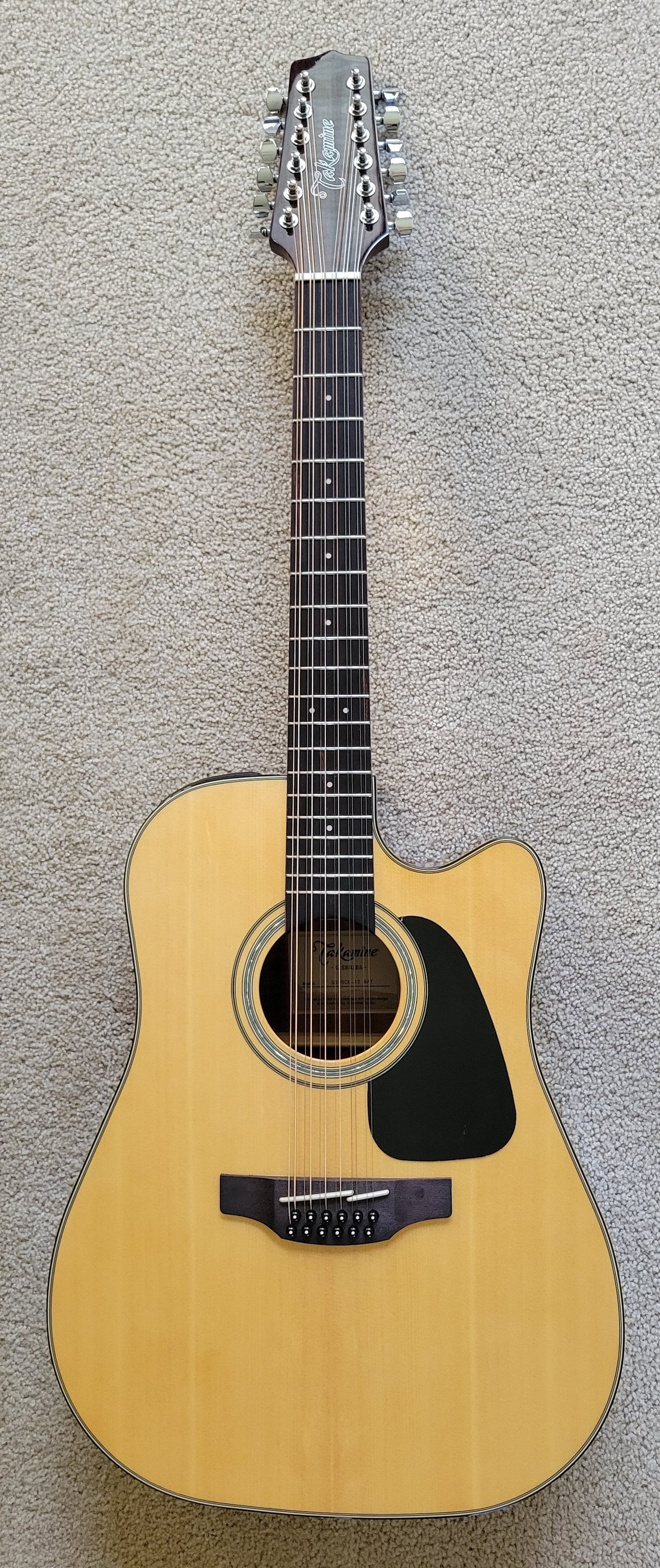 Takamine GD30CE-12 NAT 12 String Acoustic Electric Guitar, Natural Finish, New Gig Bag