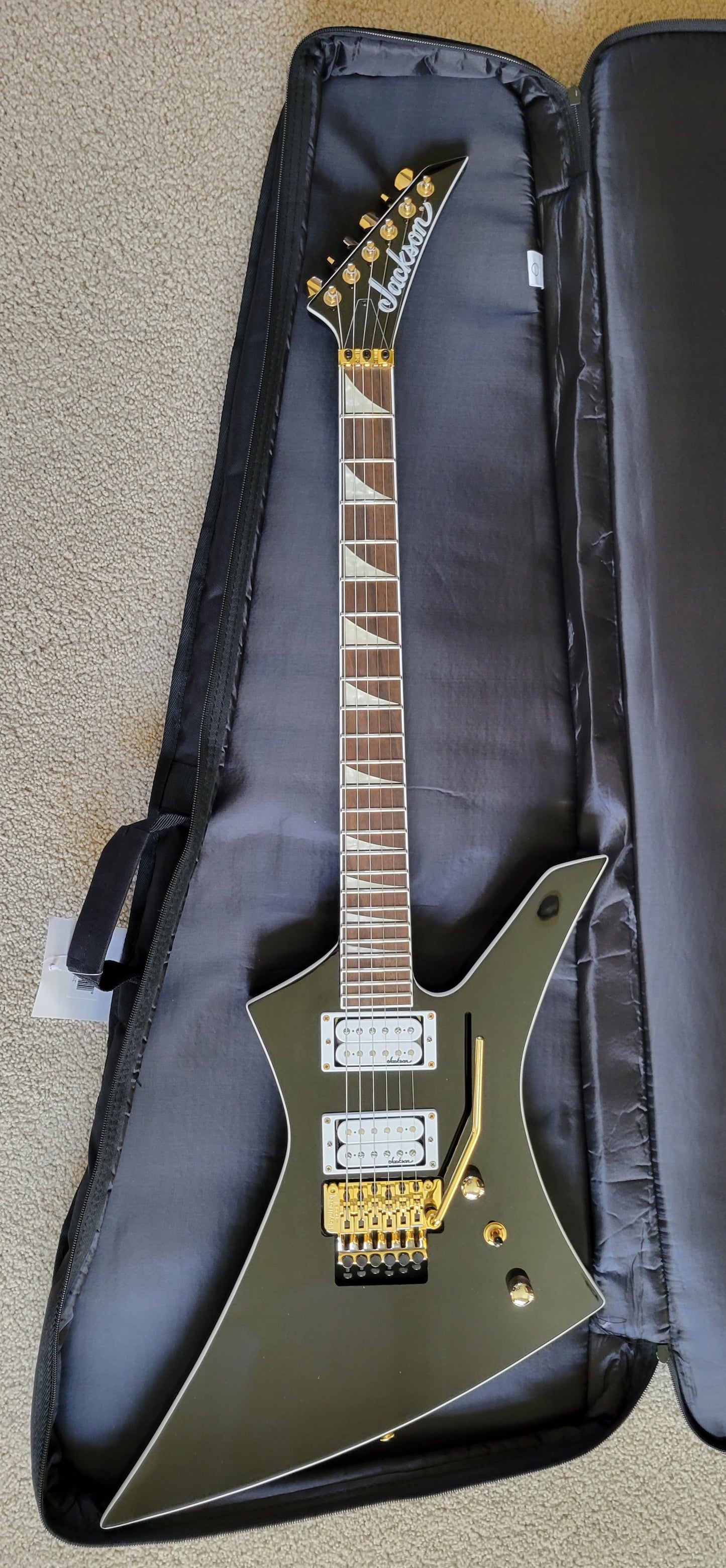 Jackson X Series Kelly KEX Electric Guitar, Gloss Black, New Gig Bag