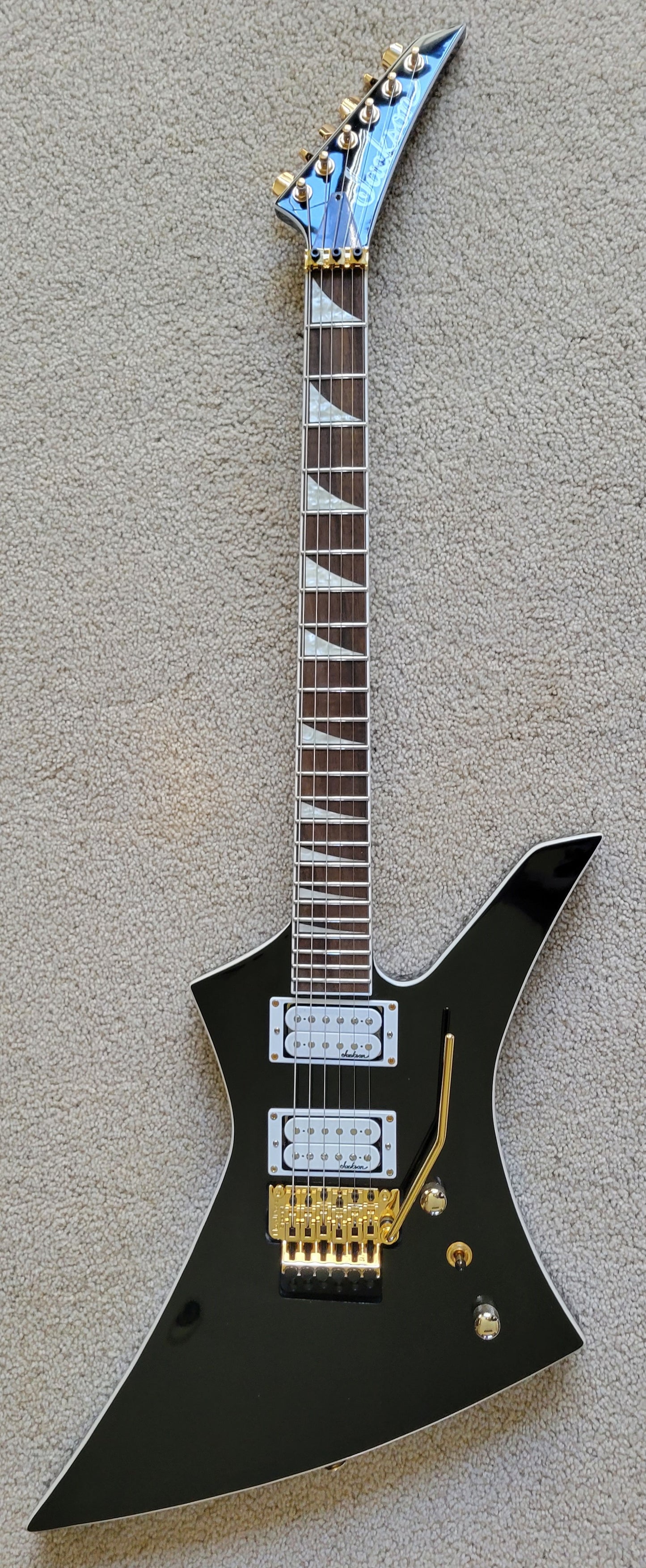 Jackson X Series Kelly KEX Electric Guitar, Gloss Black, New Gig Bag