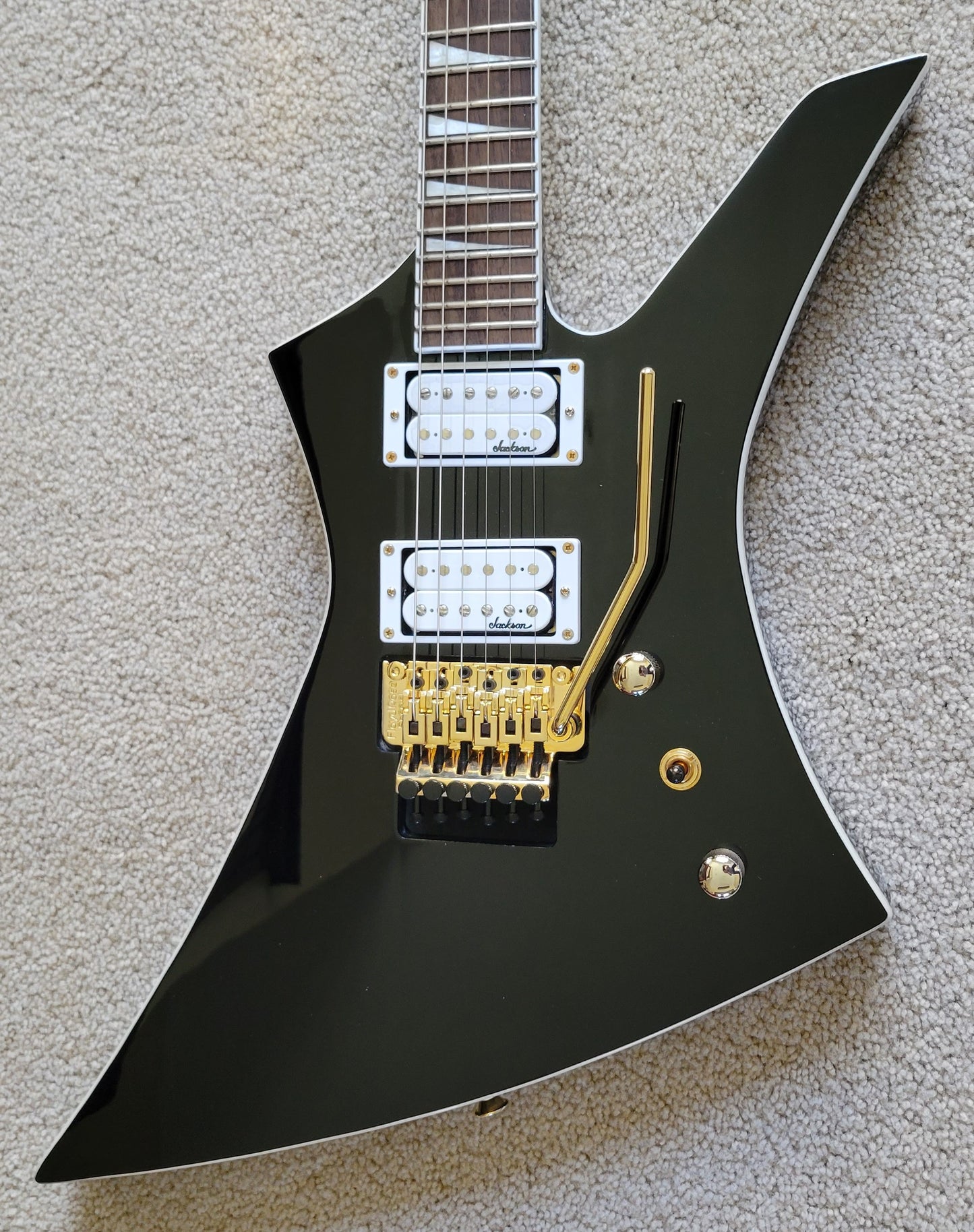 Jackson X Series Kelly KEX Electric Guitar, Gloss Black, New Gig Bag