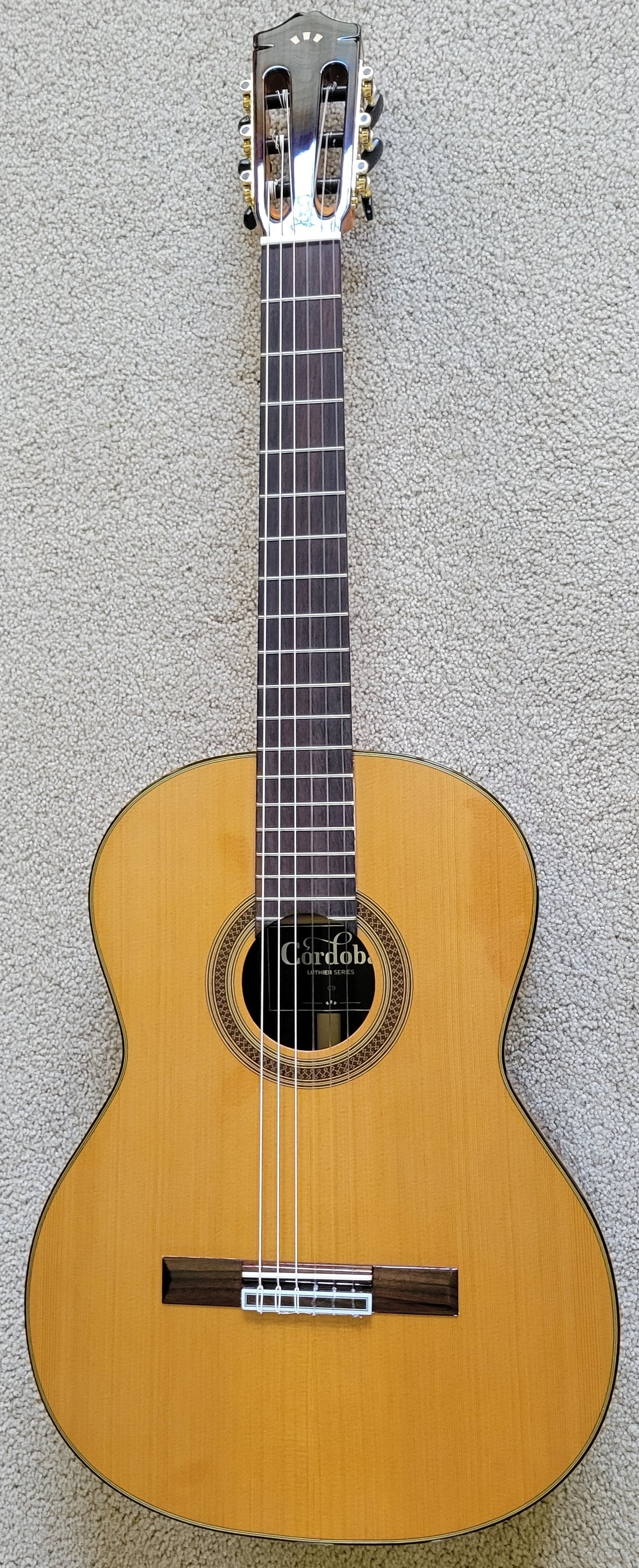 Cordoba C9 CD Spanish Classical Traditional Acoustic Guitar, New Polyfoam Case
