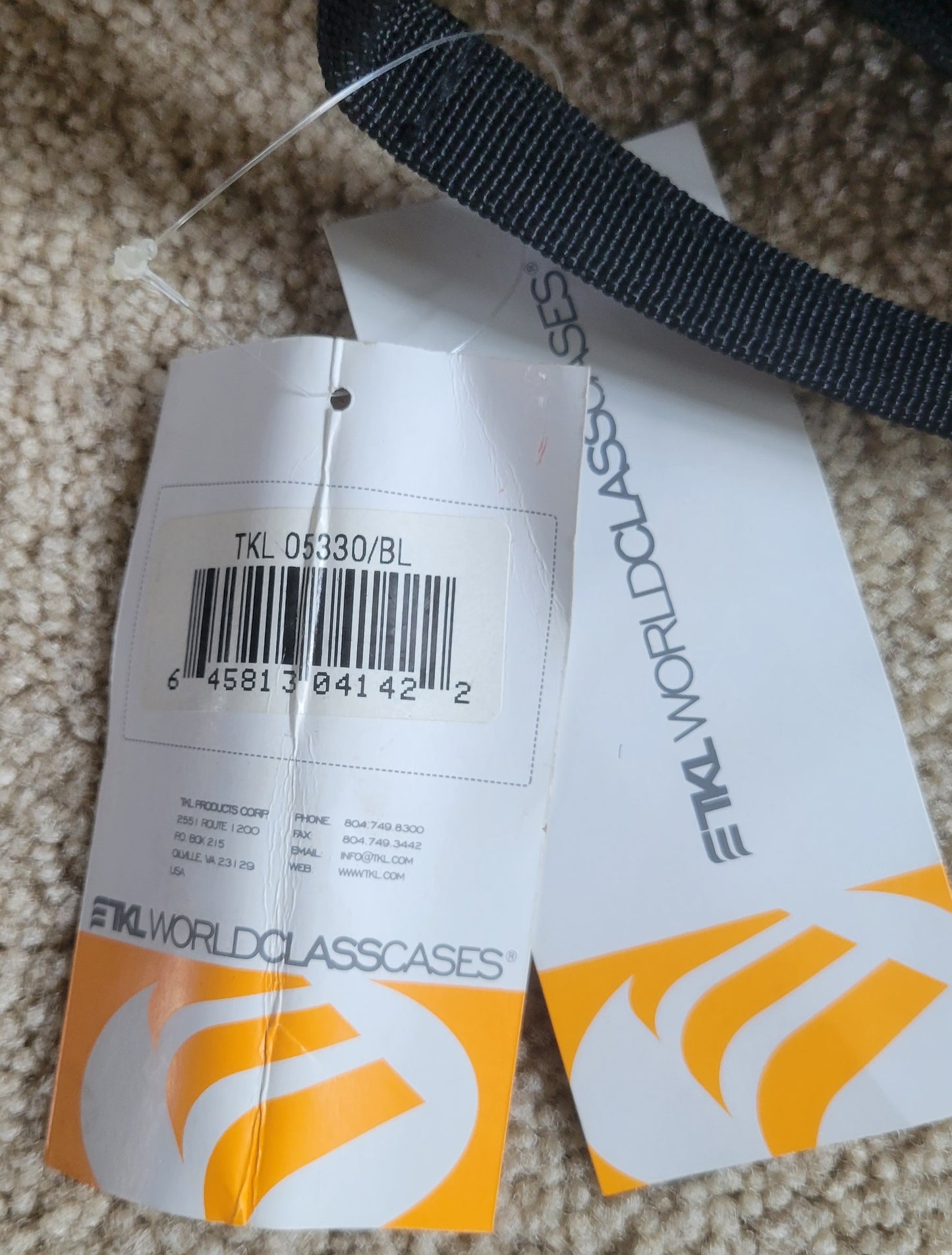 Kramer SM-1 Figured Electric Guitar, Black Denim Perimeter, New TKL Gig Bag