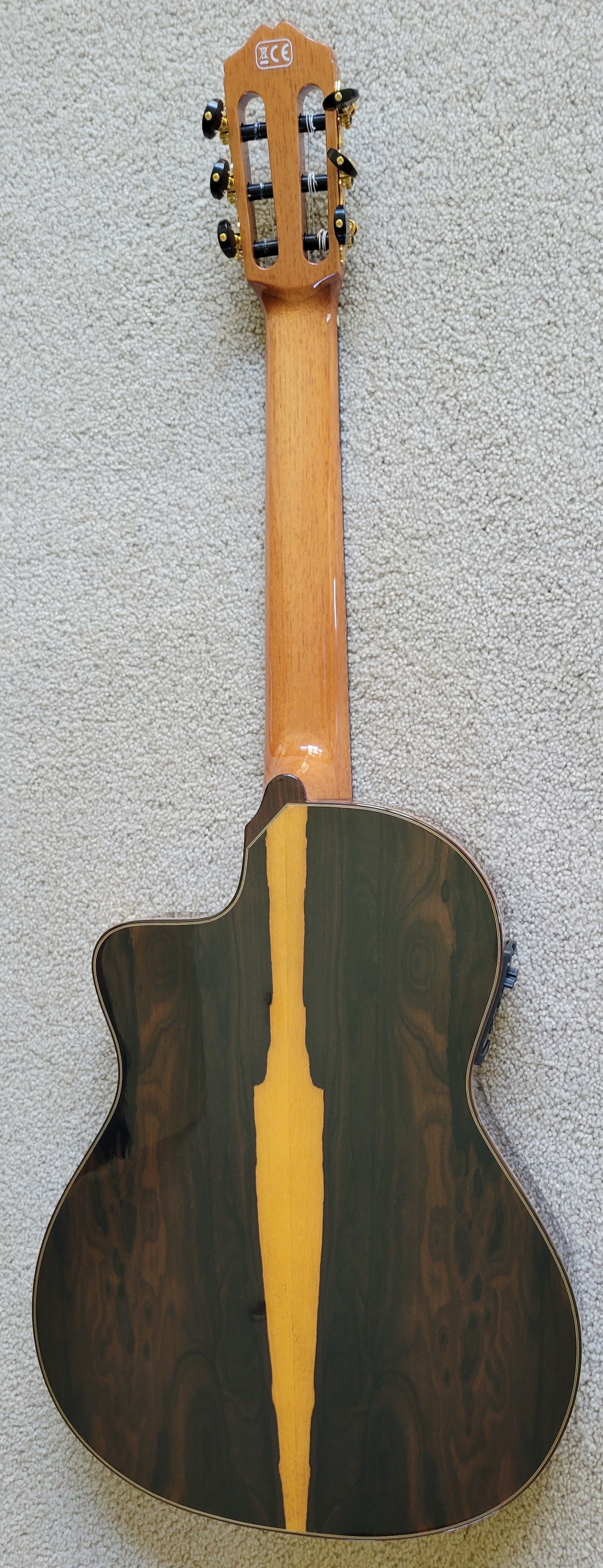 Cordoba 55FCE Negra Ziricote Spanish Classical Acoustic Electric Guitar, New HumiCase