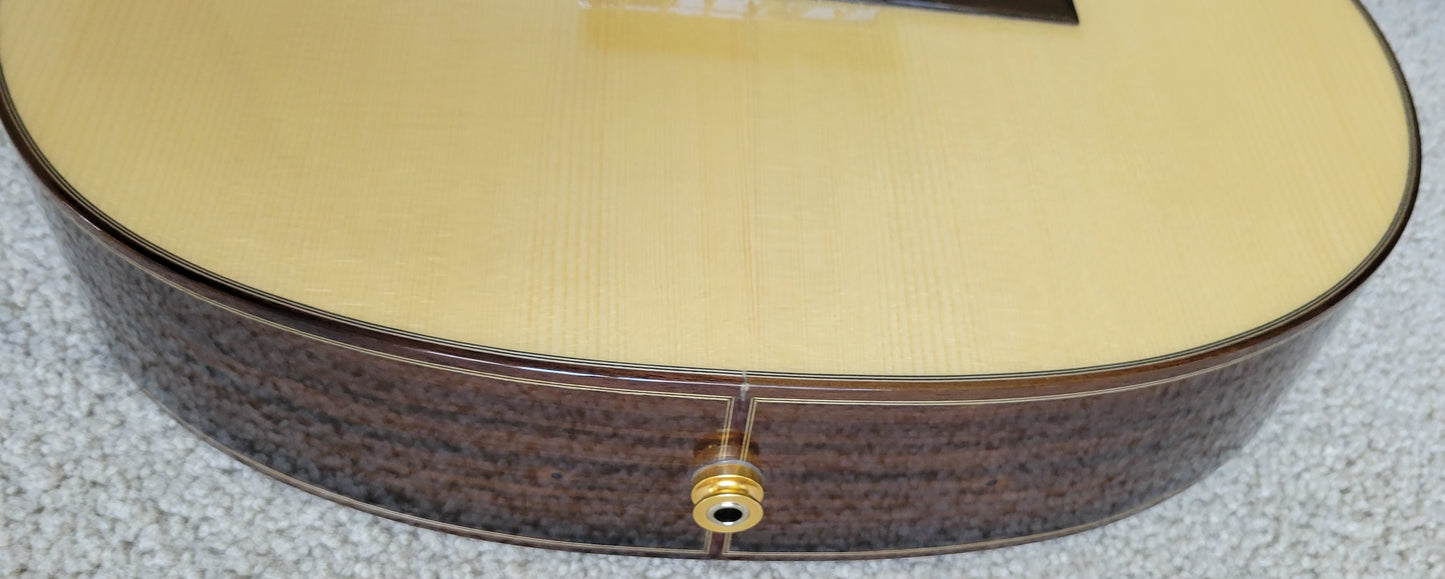 Cordoba 55FCE Negra Ziricote Spanish Classical Acoustic Electric Guitar, New HumiCase