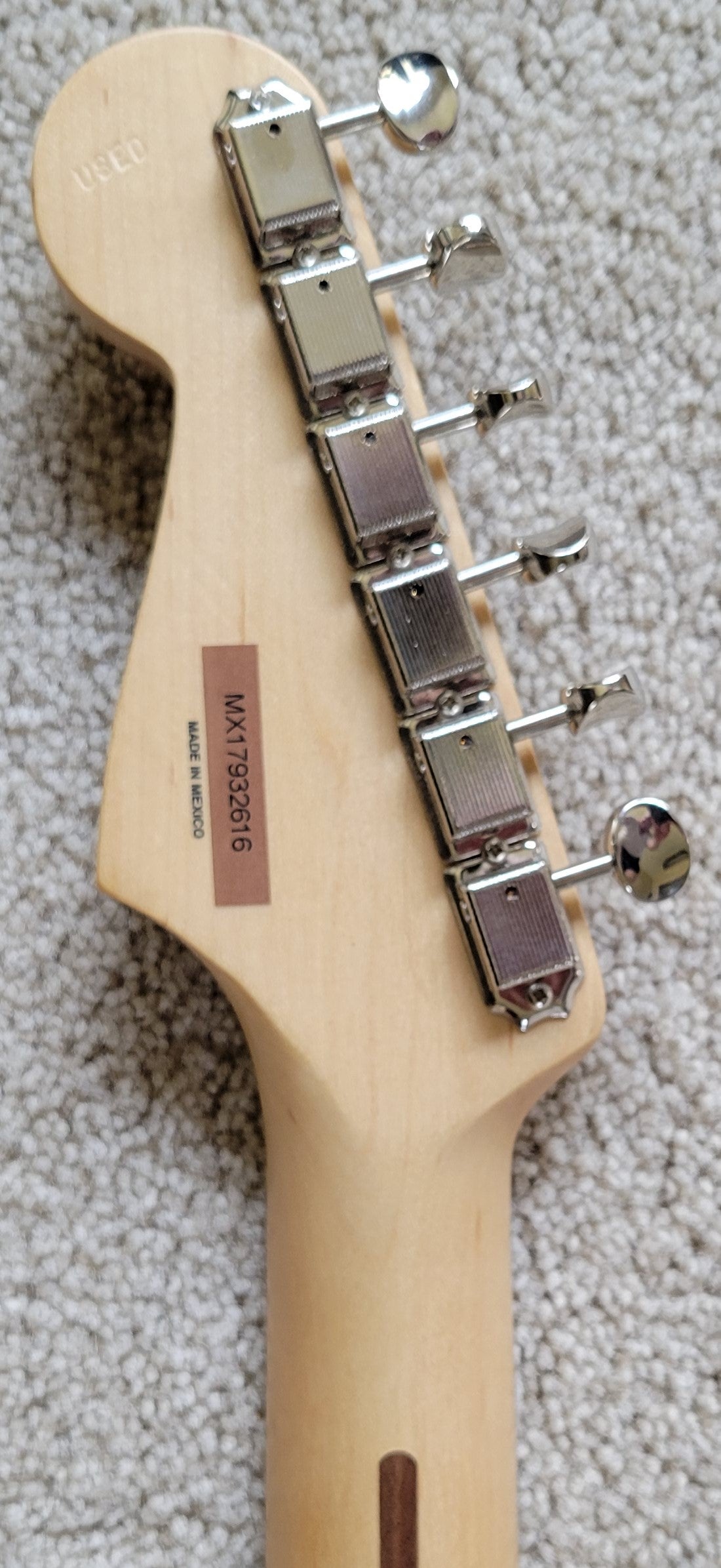 Fender EOB Sustainer Stratocaster Electric Guitar, Olympic White, New Gig Bag