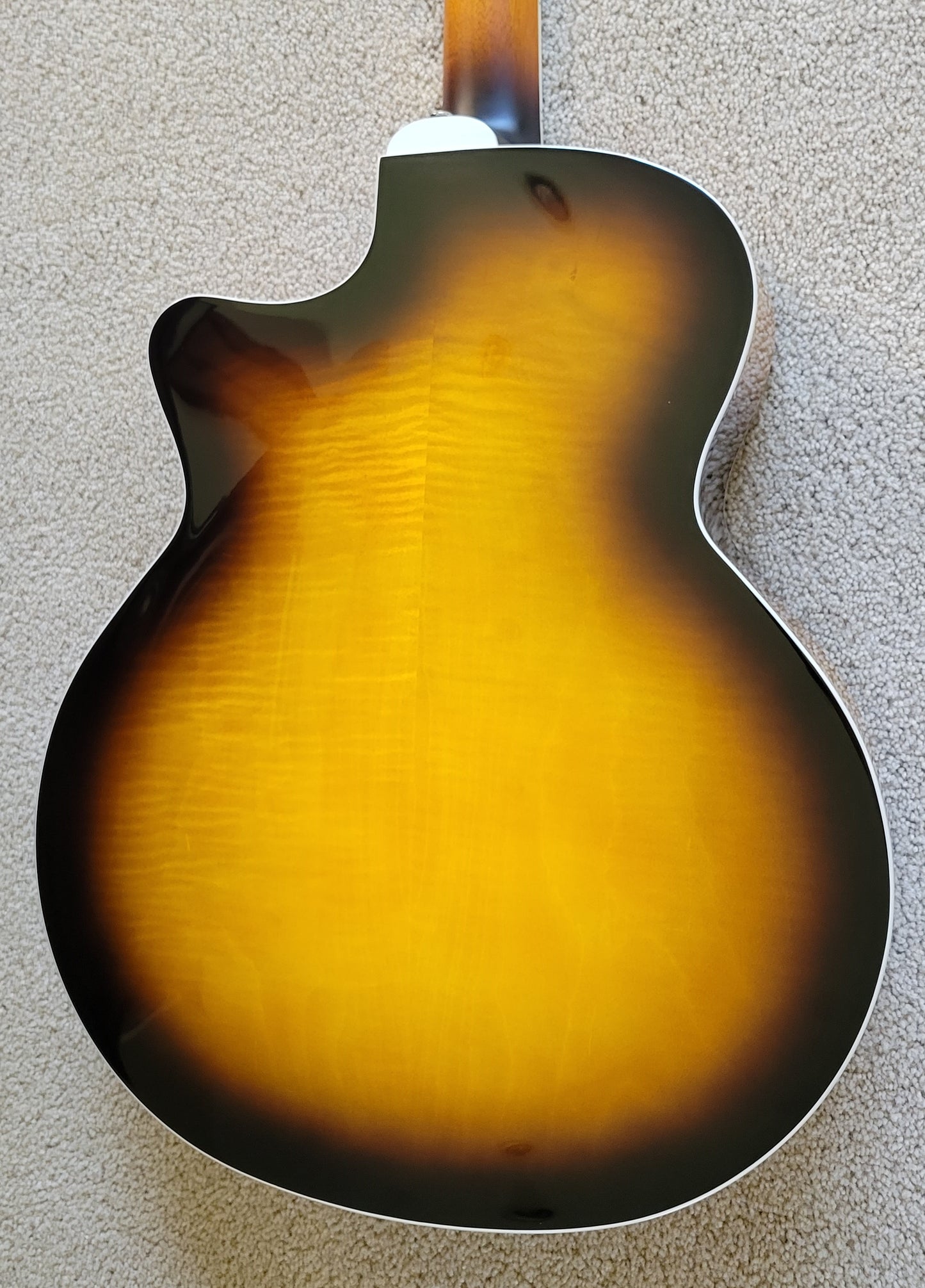 Guild F-2512CE Deluxe 12 String Acoustic Electric Guitar, Antique Burst Finish