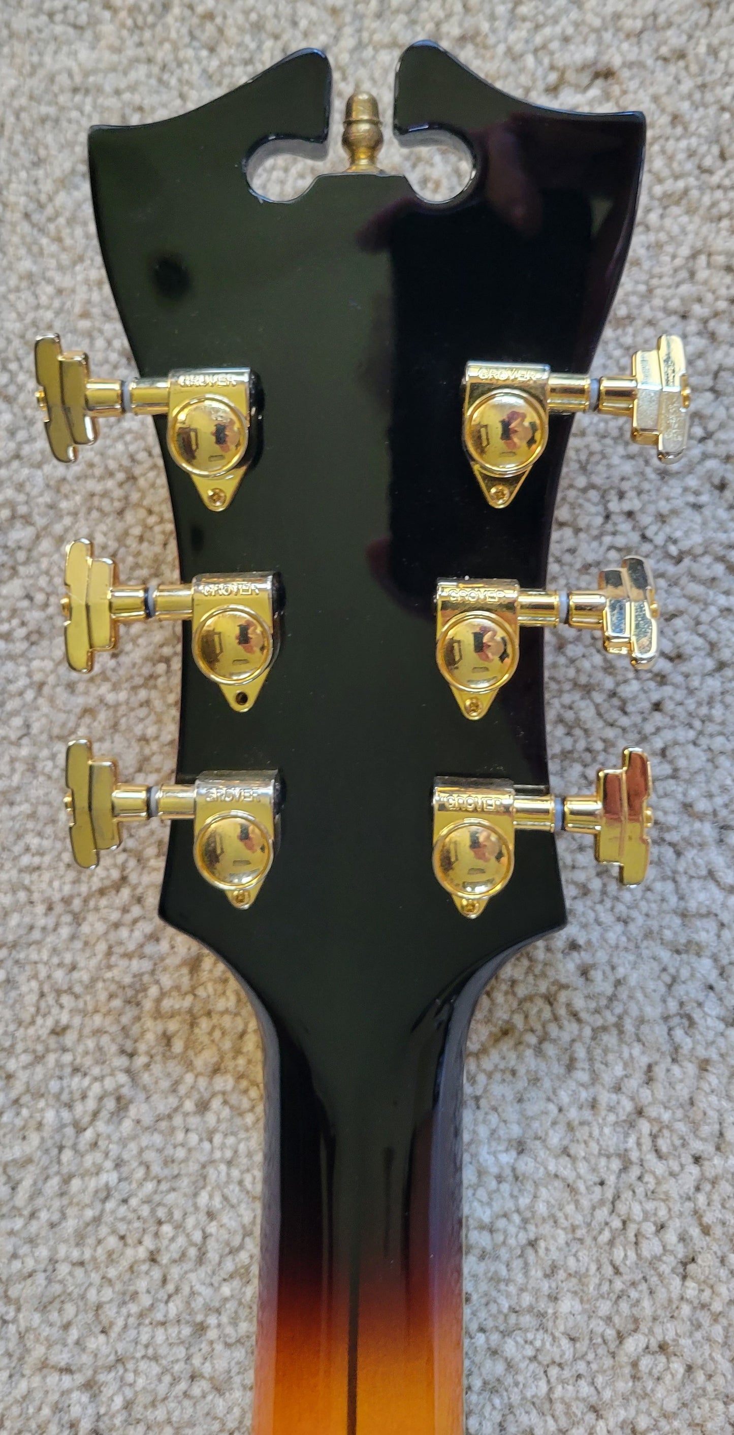 D'Angelico Excel EXL-1 Single Cutaway Hollowbody Electric Guitar, Vintage Sunburst