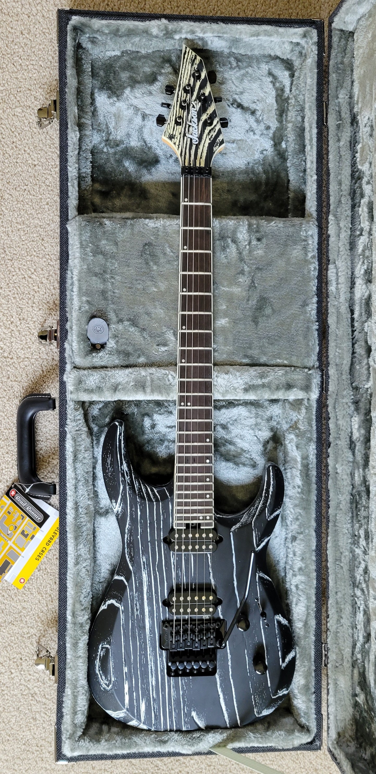 Jackson Pro Series Dinky DK Modern Ash FR6 Electric Guitar, New Road Runner Hard Shell Case