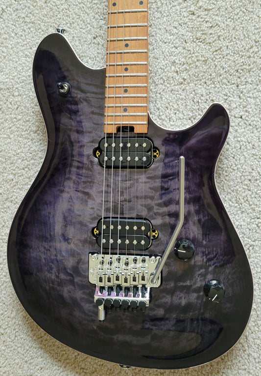 EVH Wolfgang Special QM, Baked Maple Fingerboard, Charcoal Burst, New Hard Shell Case