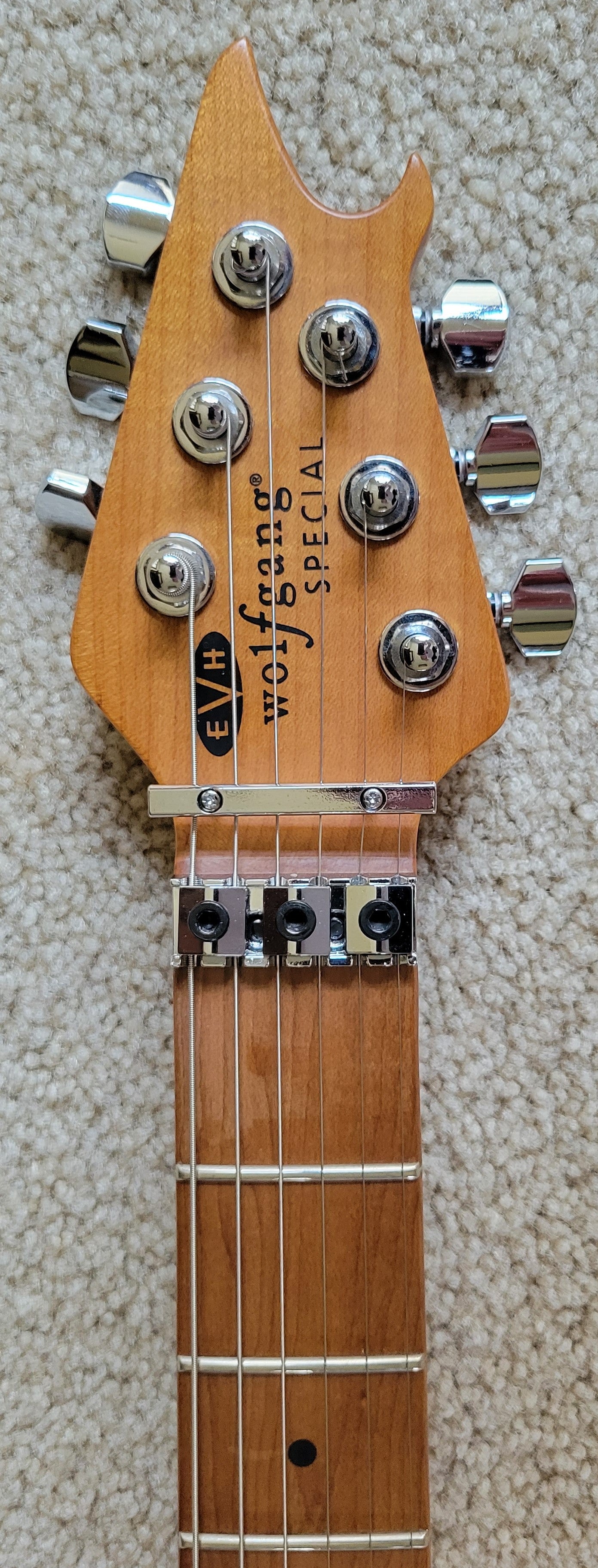 EVH Wolfgang Special QM, Baked Maple Fingerboard, Charcoal Burst, New Hard Shell Case