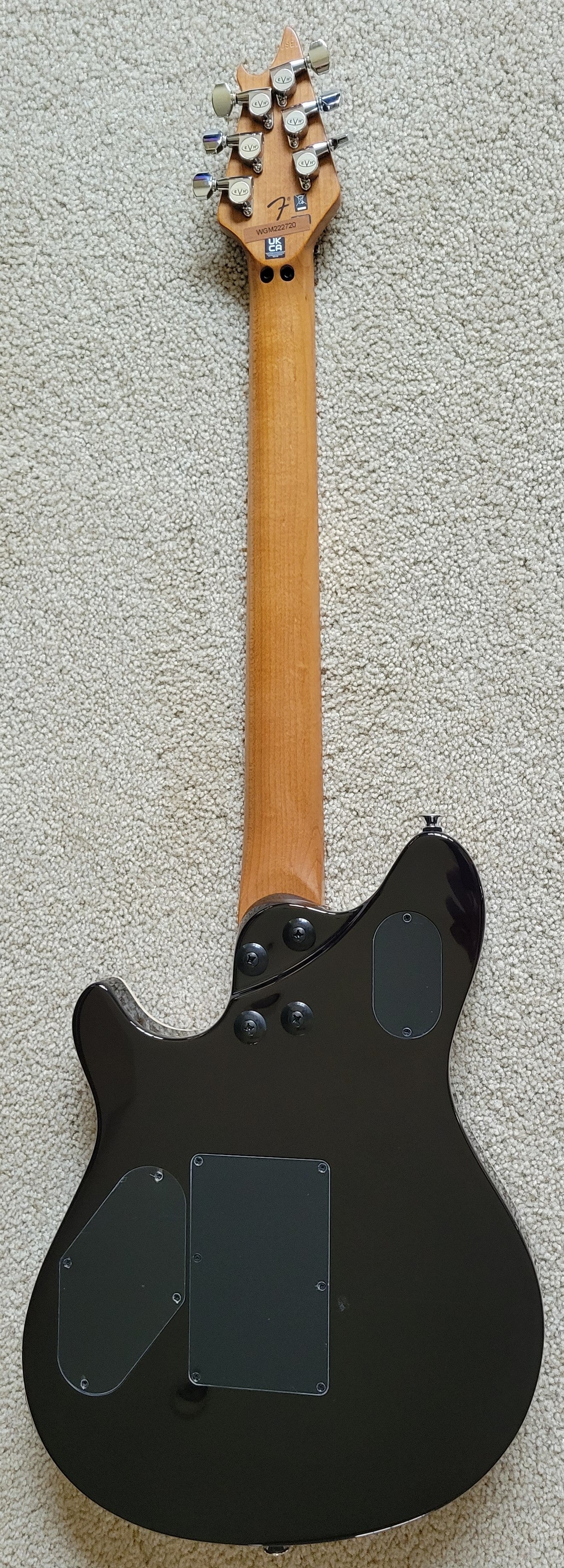 EVH Wolfgang Special QM, Baked Maple Fingerboard, Charcoal Burst, New Hard Shell Case