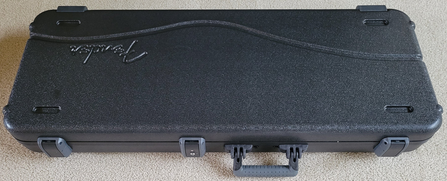 Fender American Ultra Luxe Telecaster Floyd Rose HH Electric Guitar, Deluxe Molded Hard Shell Case