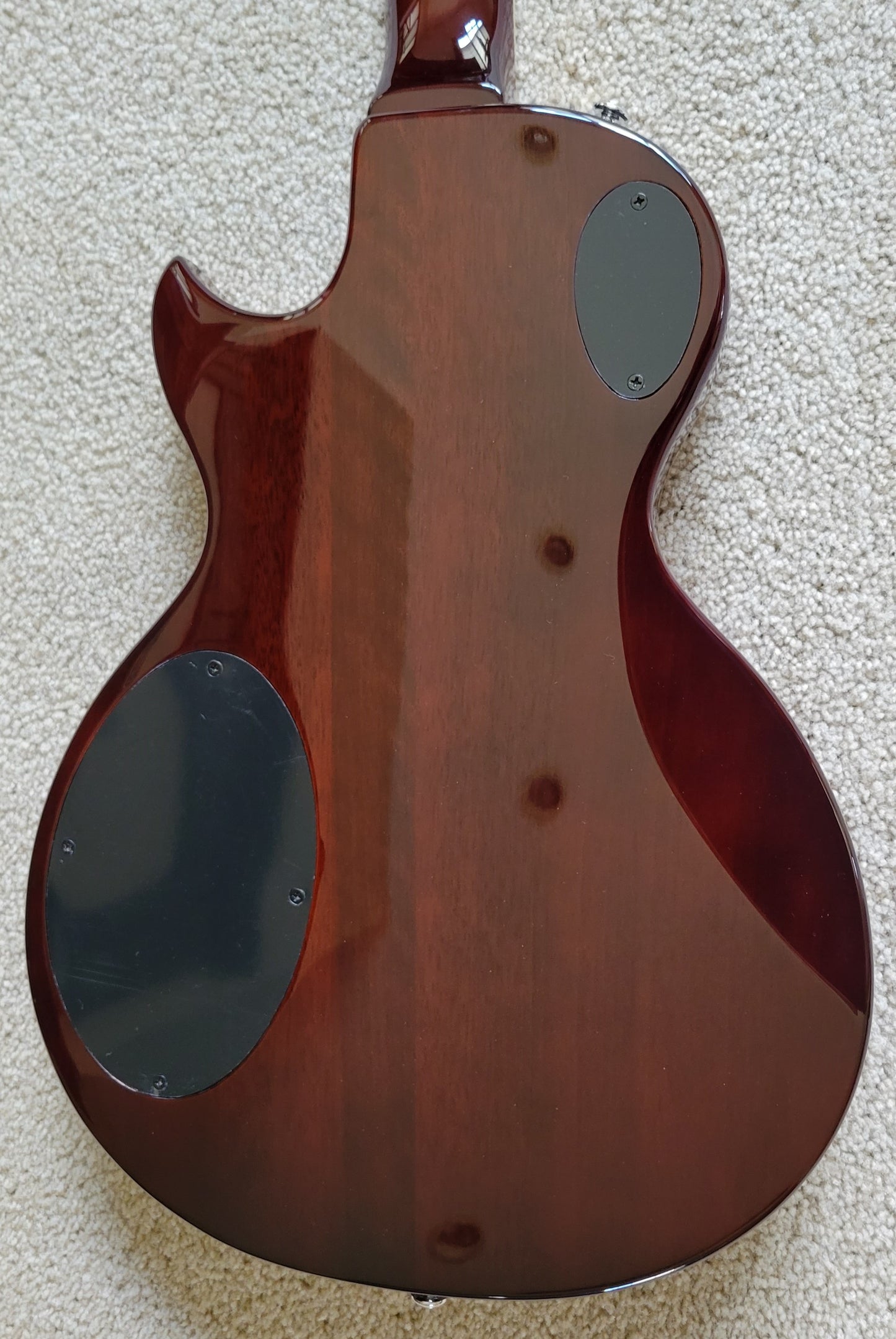 New Zemaitis Z22 Series Z22FF Flame Top Electric Guitar, Vintage Cherry Burst, New Gig Bag