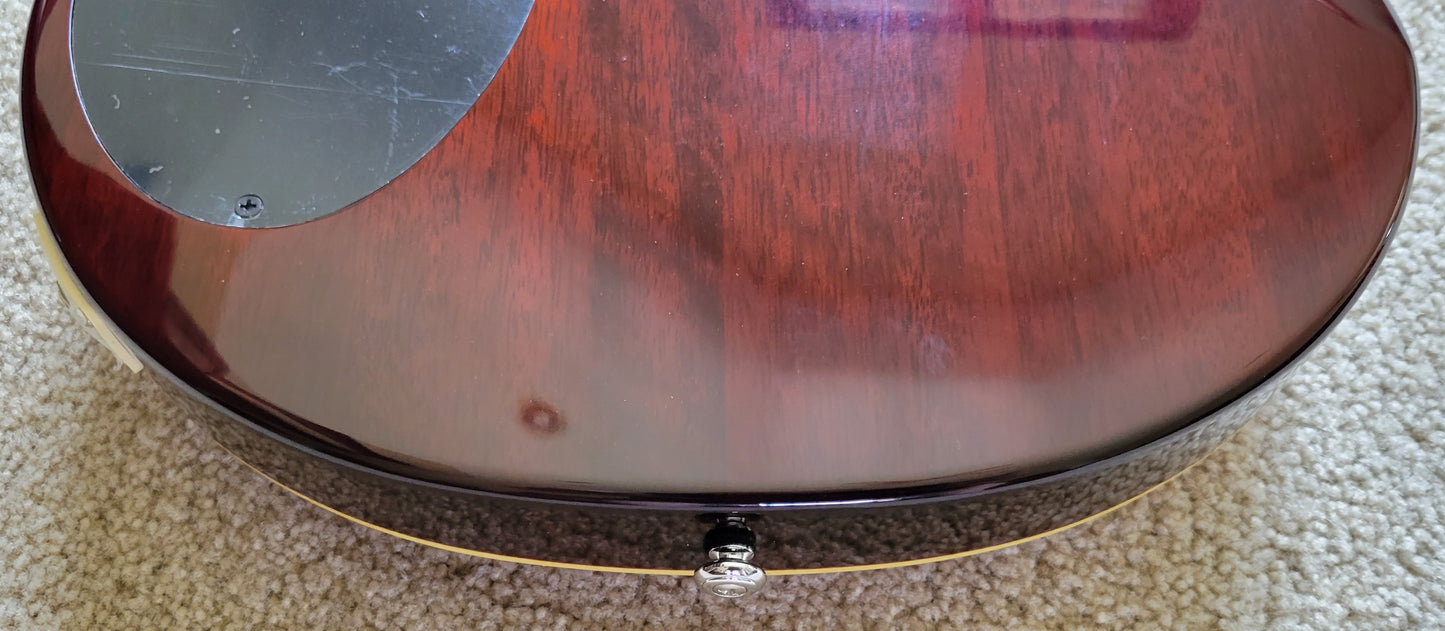 New Zemaitis Z22 Series Z22FF Flame Top Electric Guitar, Vintage Cherry Burst, New Gig Bag