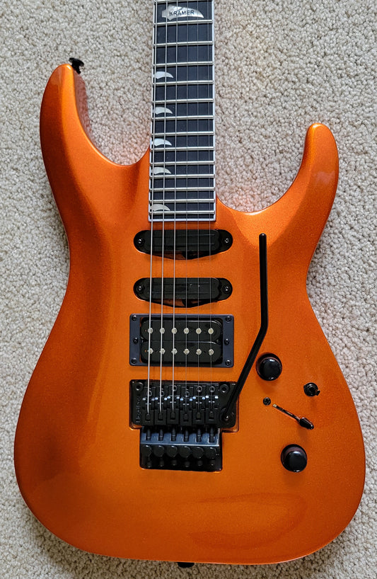 Kramer Original SM-1 Electric Guitar, Orange Crush, New Gig Bag
