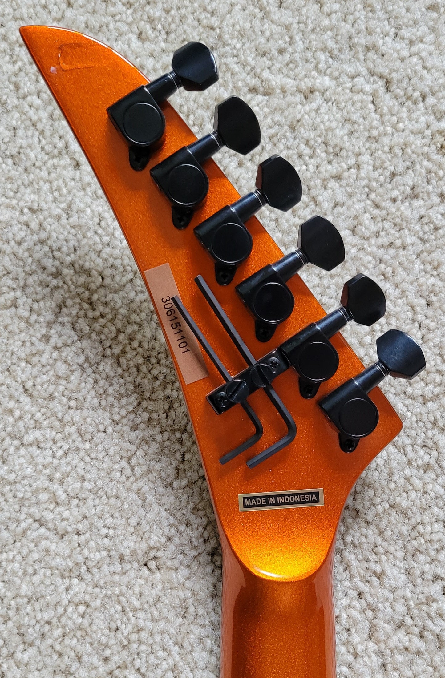 Kramer Original SM-1 Electric Guitar, Orange Crush, New Gig Bag