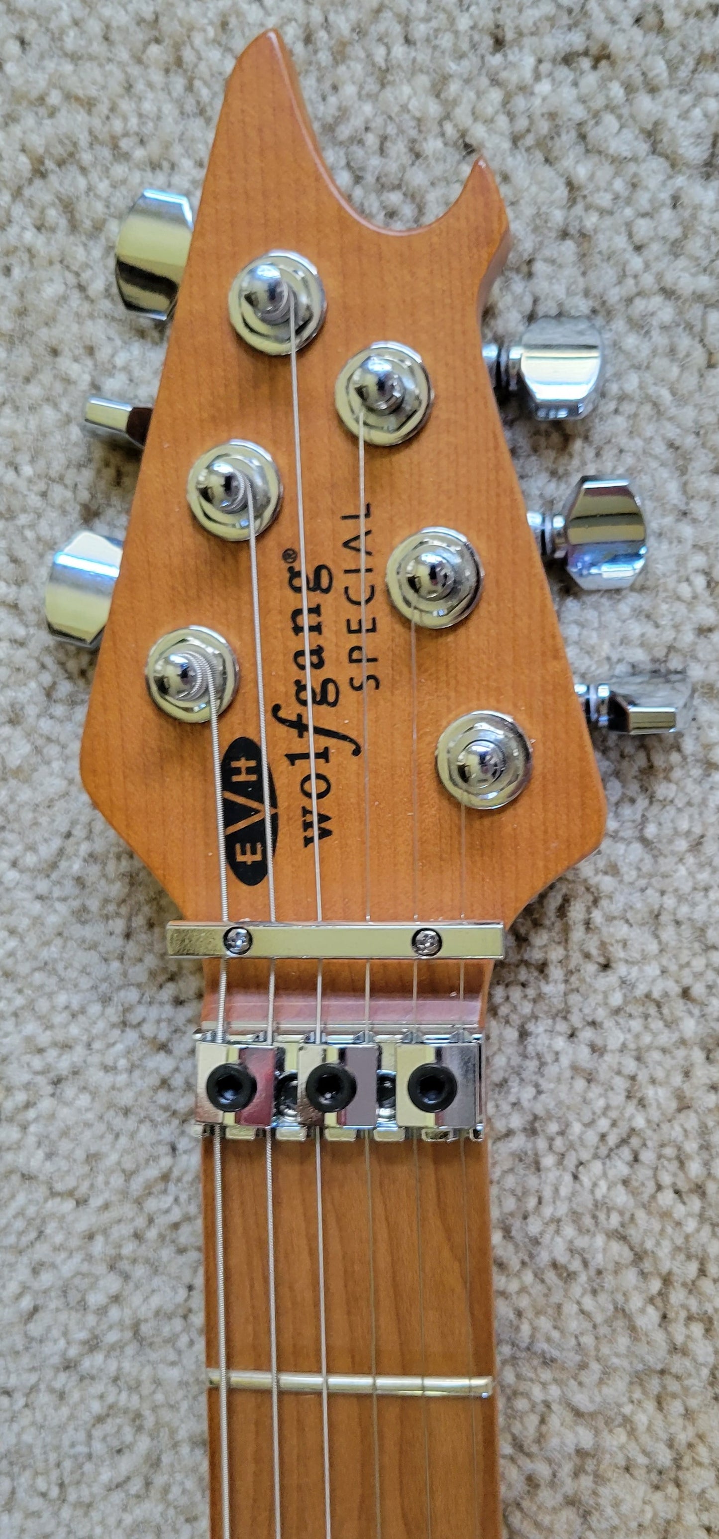 EVH Wolfgang Special QM Electric Guitar, Chlorine Burst, New Hardshell Case