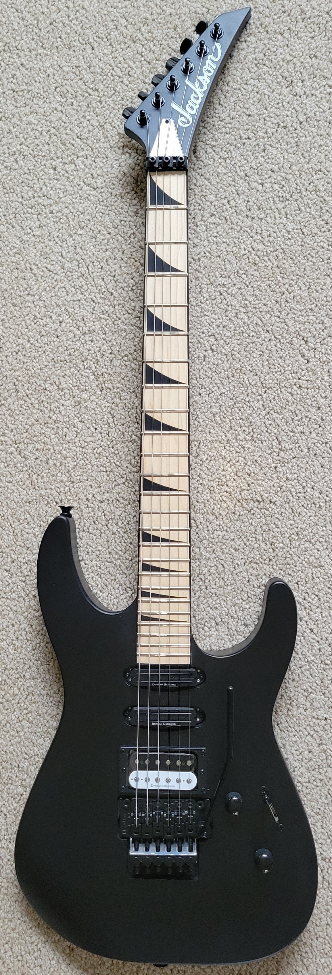 Jackson X Series Soloist SL3XM DX Electric Guitar, Satin Black, Floyd Rose, New Gig Bag