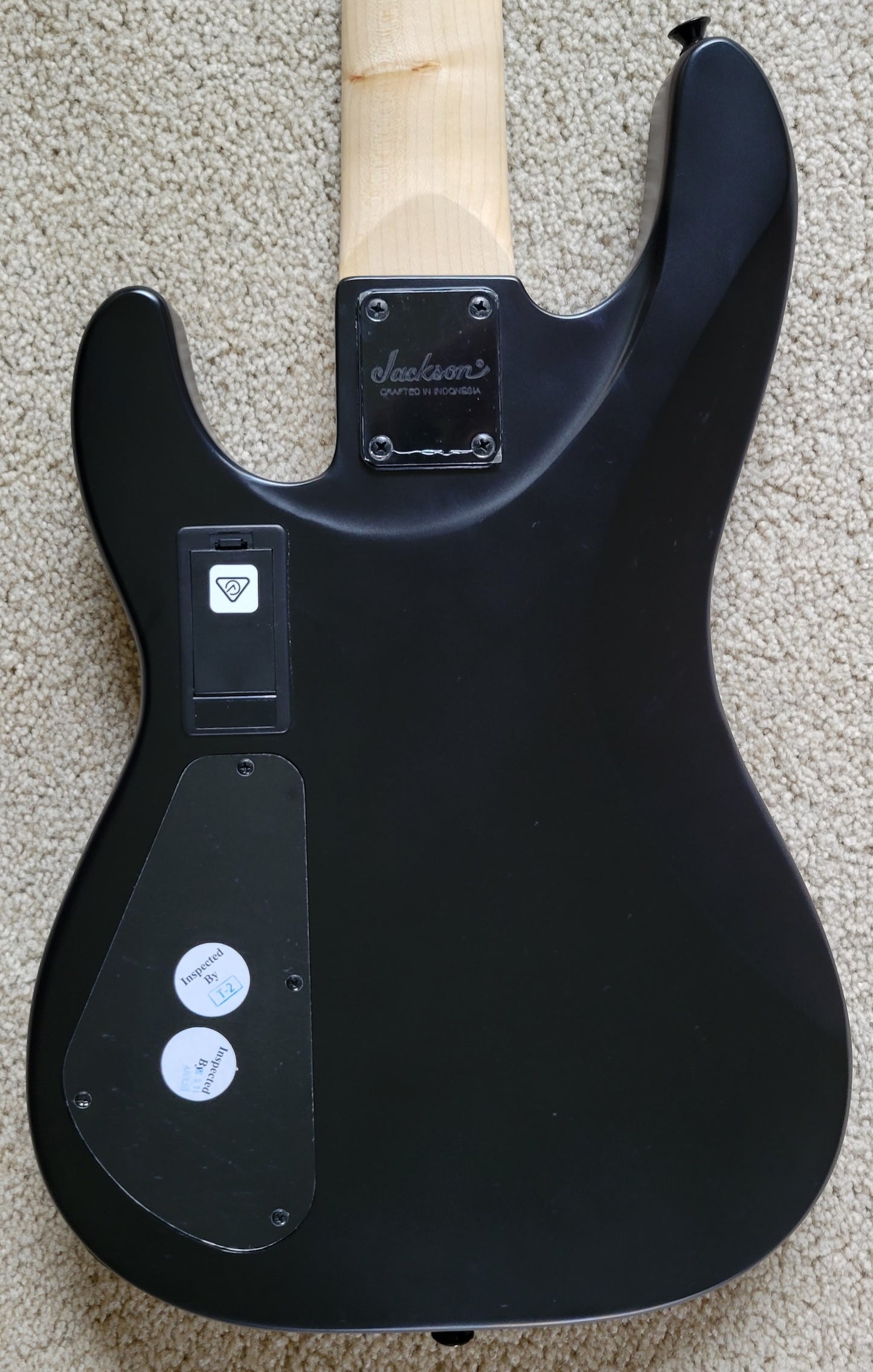 Jackson X Series Signature David Ellefson Concert Bass Guitar CBX V, Satin Black, New Gig Bag