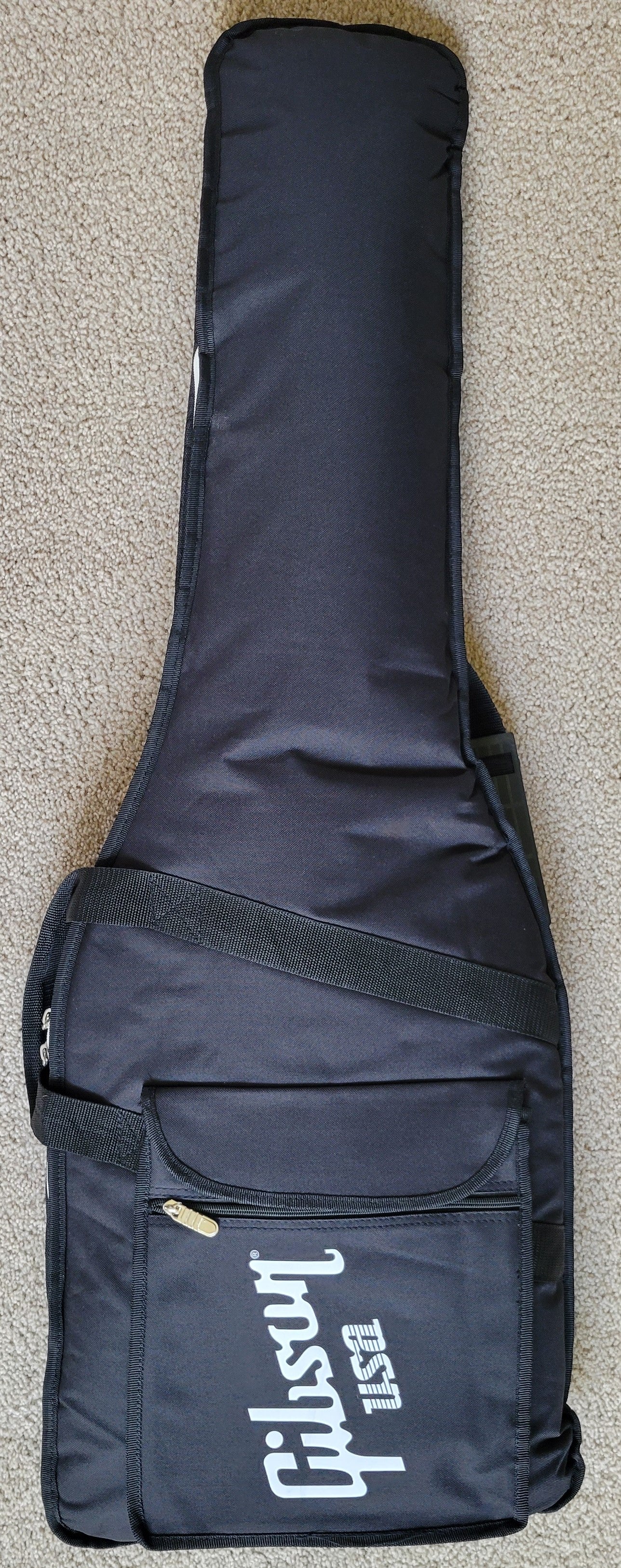 Epiphone SG Custom Electric Guitar, Ebony Gloss Finish, New Gig Bag