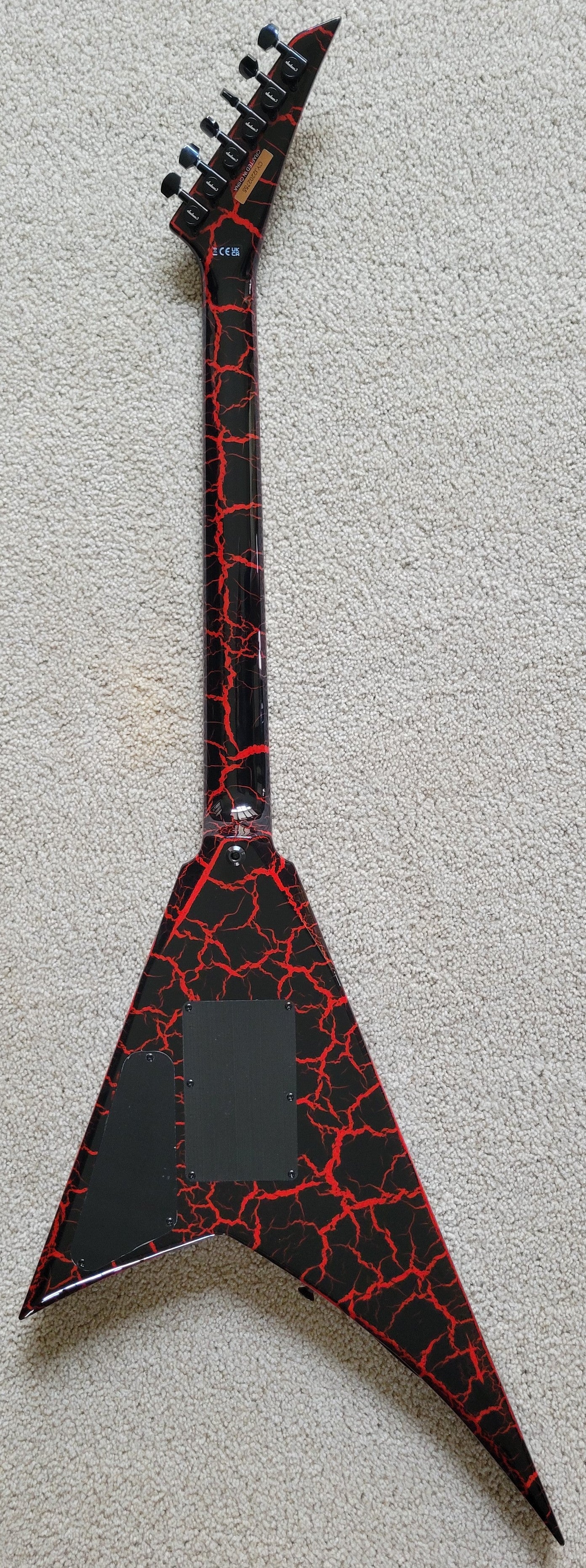 Jackson Pro Series Rhoads RR24 Crackle Electric Guitar, Maul Crackle, New Gig Bag