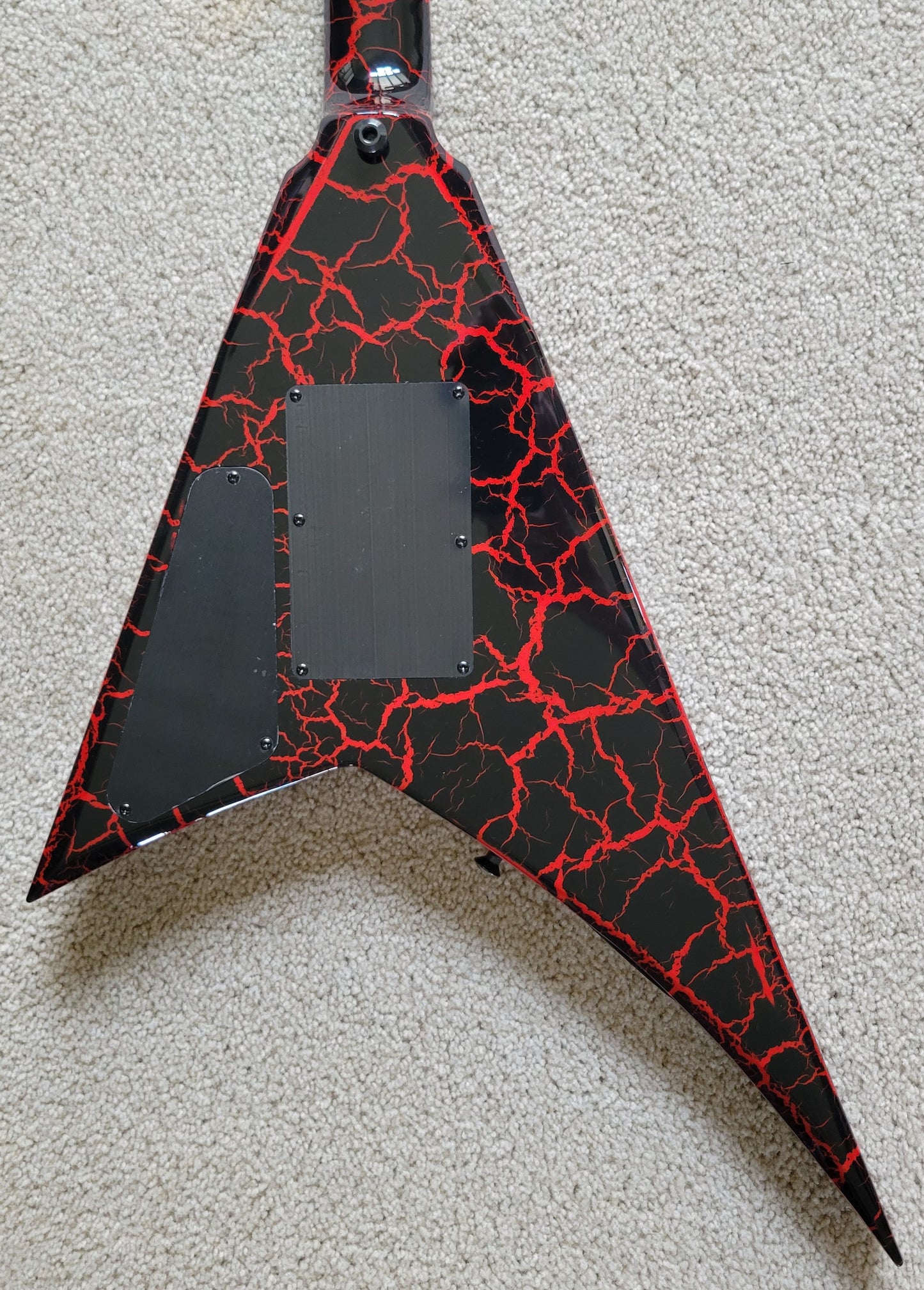 Jackson Pro Series Rhoads RR24 Crackle Electric Guitar, Maul Crackle, New Gig Bag