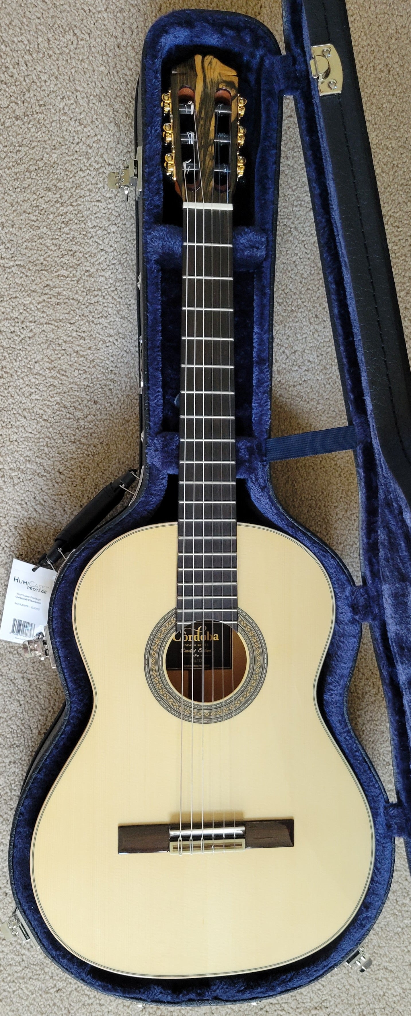 Cordoba 45 Limited Spanish Traditional Classical Acoustic Guitar, New Humicase Hard Shell