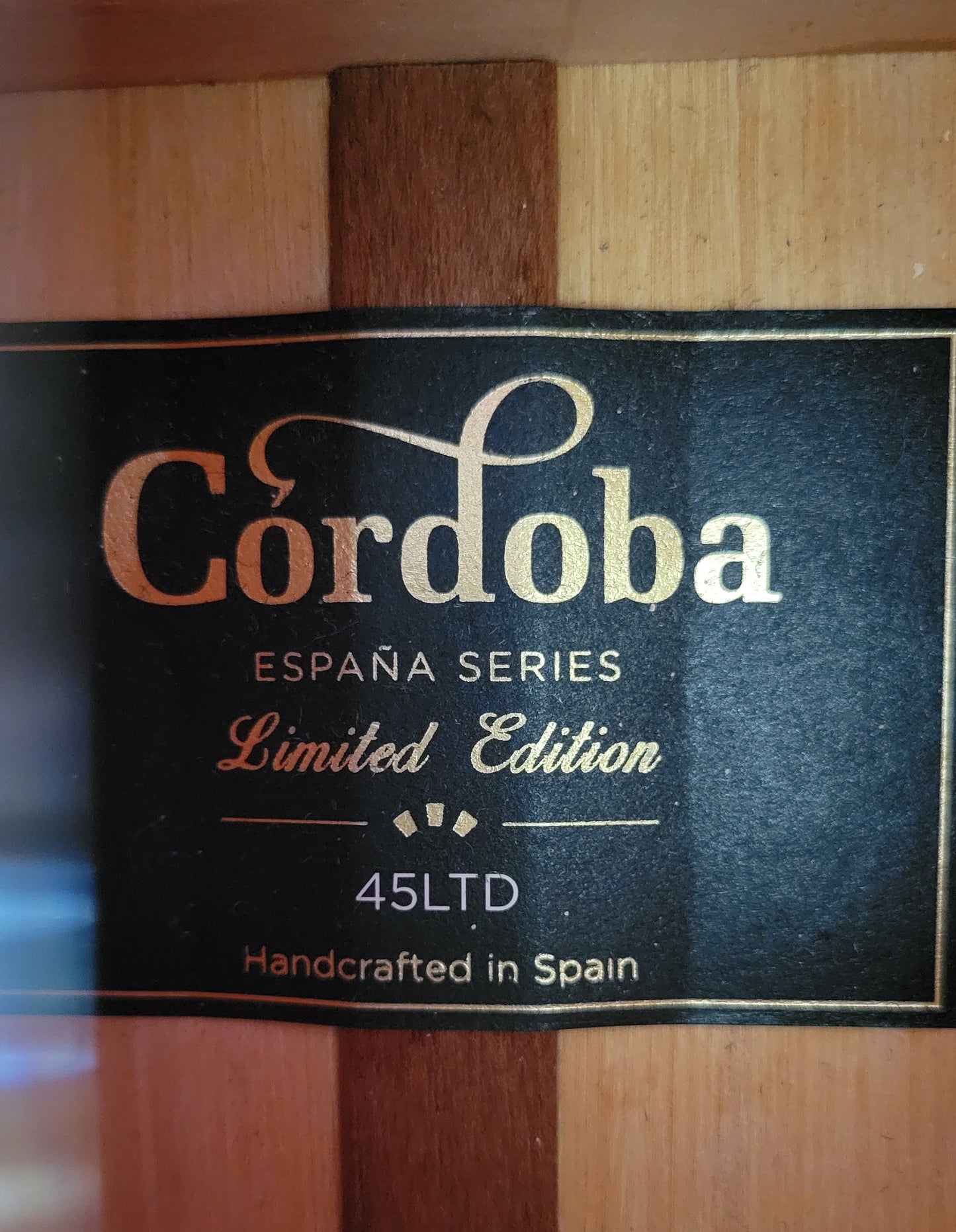 Cordoba 45 Limited Spanish Traditional Classical Acoustic Guitar, New Humicase Hard Shell