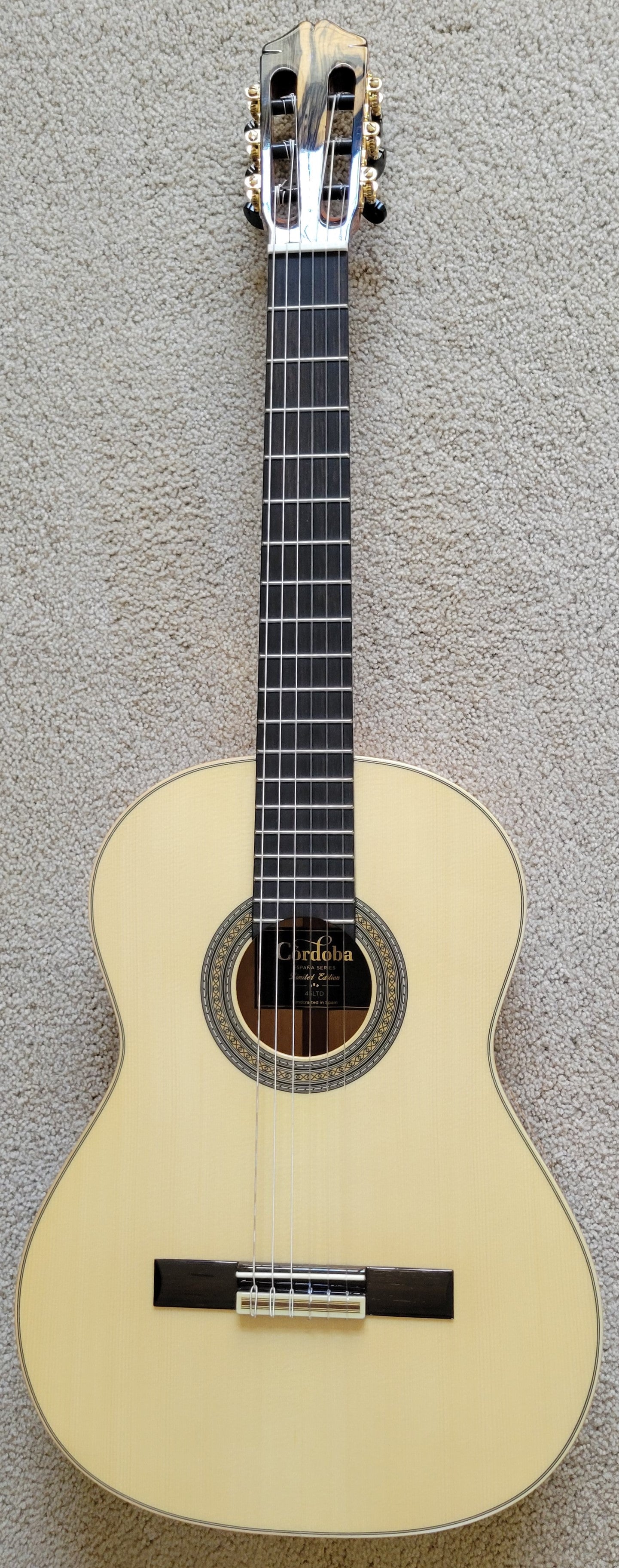 Cordoba 45 Limited Spanish Traditional Classical Acoustic Guitar, New Humicase Hard Shell