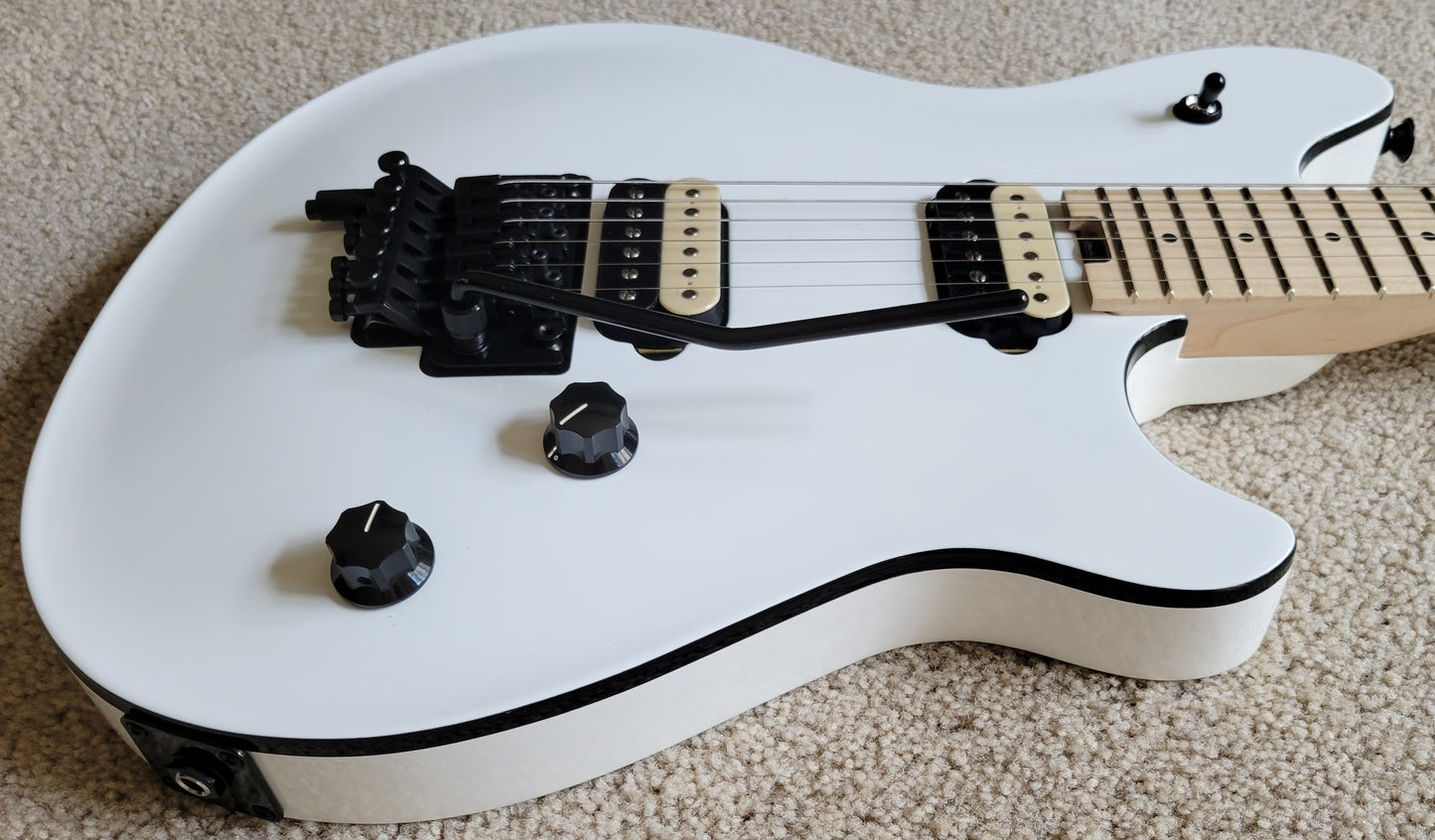 EVH Wolfgang Special Electric Guitar, Polar White, New Hard Shell Case