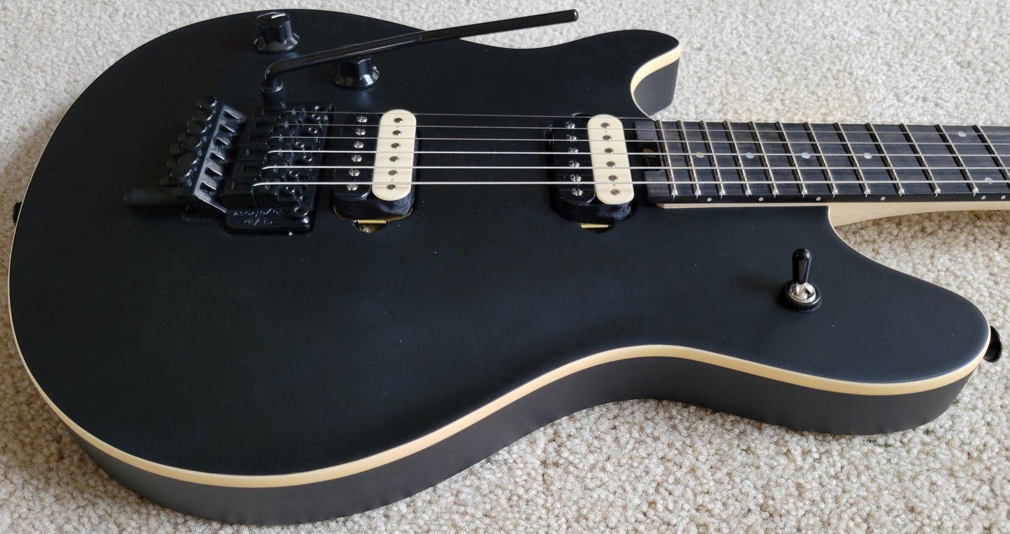 EVH Wolfgang Special LH Electric Guitar, Stealth Black, New Hard Shell Case