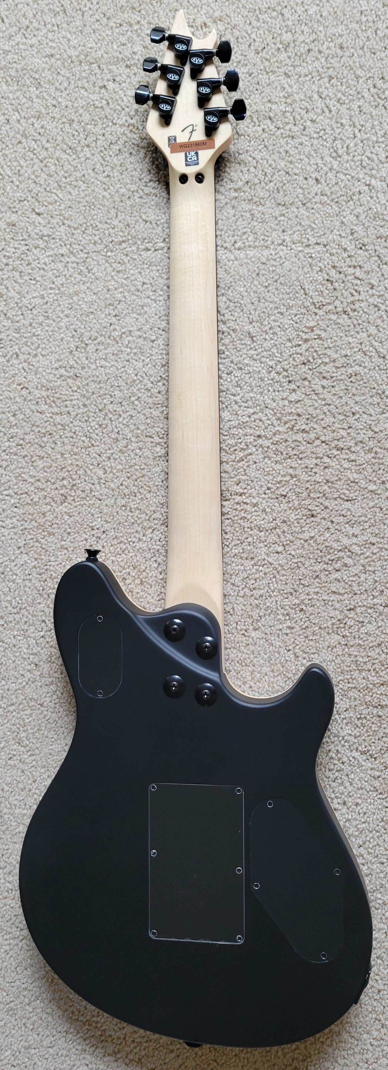 EVH Wolfgang Special LH Electric Guitar, Stealth Black, New Hard Shell Case