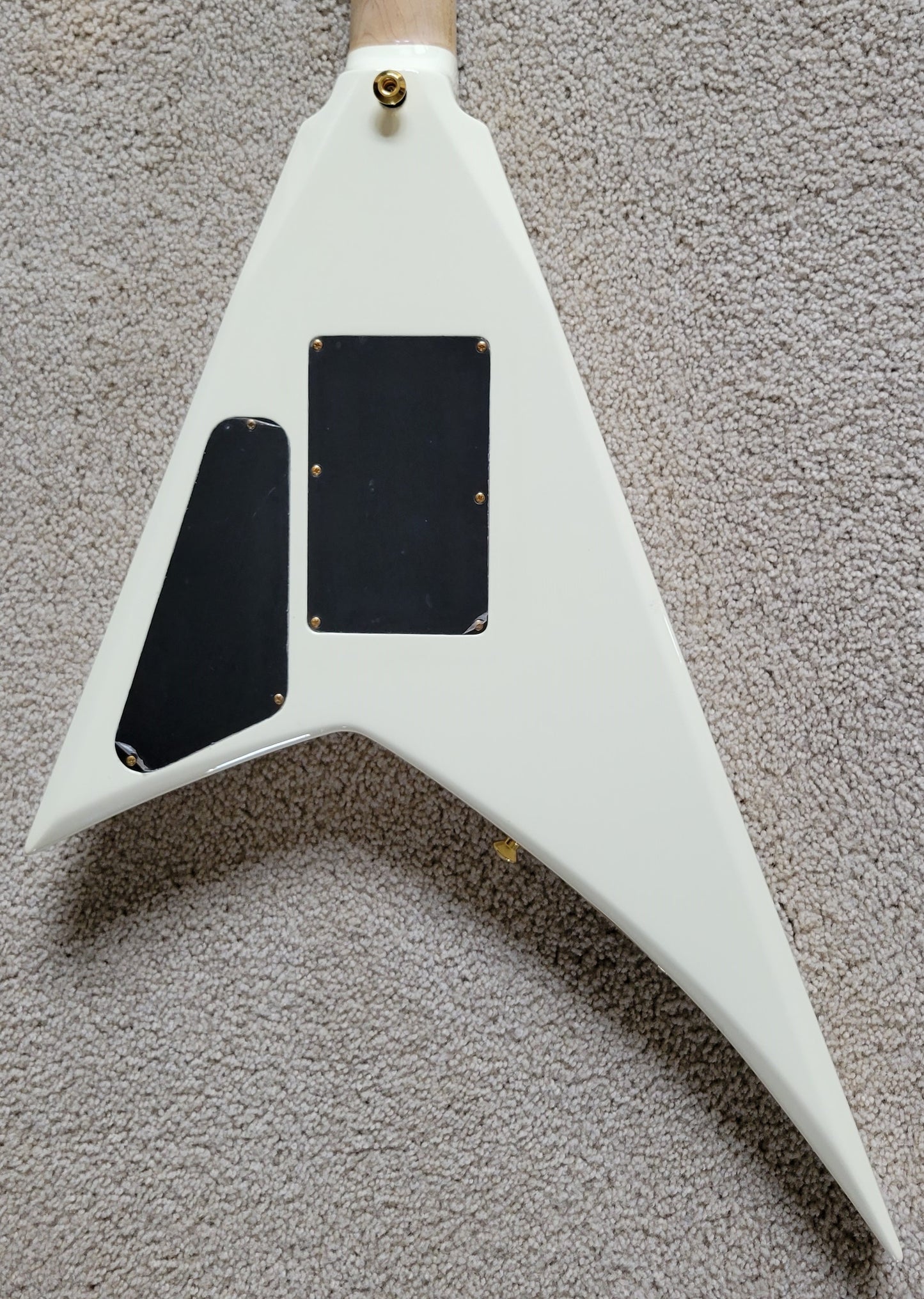 Jackson Pro Series Rhoads RR3 Electric Guitar, Ivory with Black Pinstripes, New Gig Bag