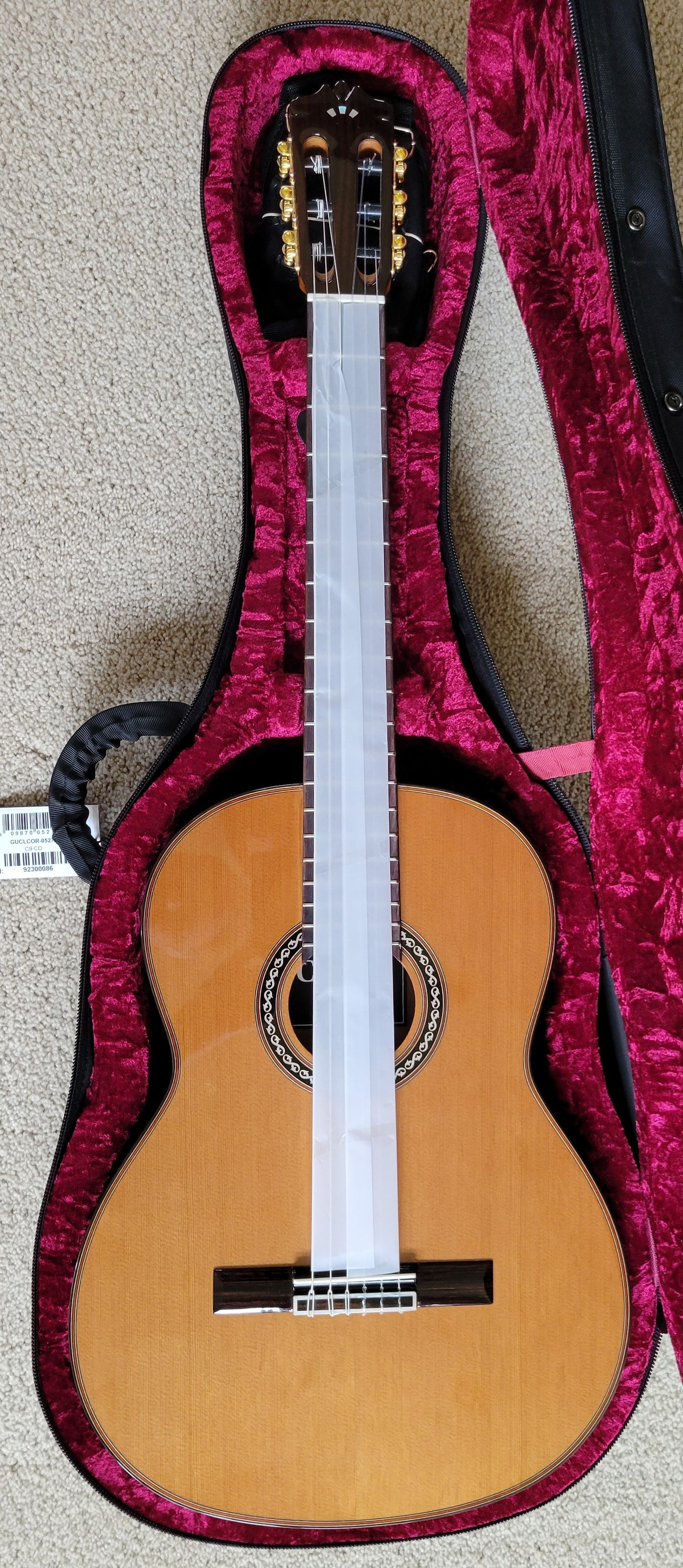 New Cordoba C9 CD Spanish Traditional Classical Acoustic Guitar, Polyfoam Case