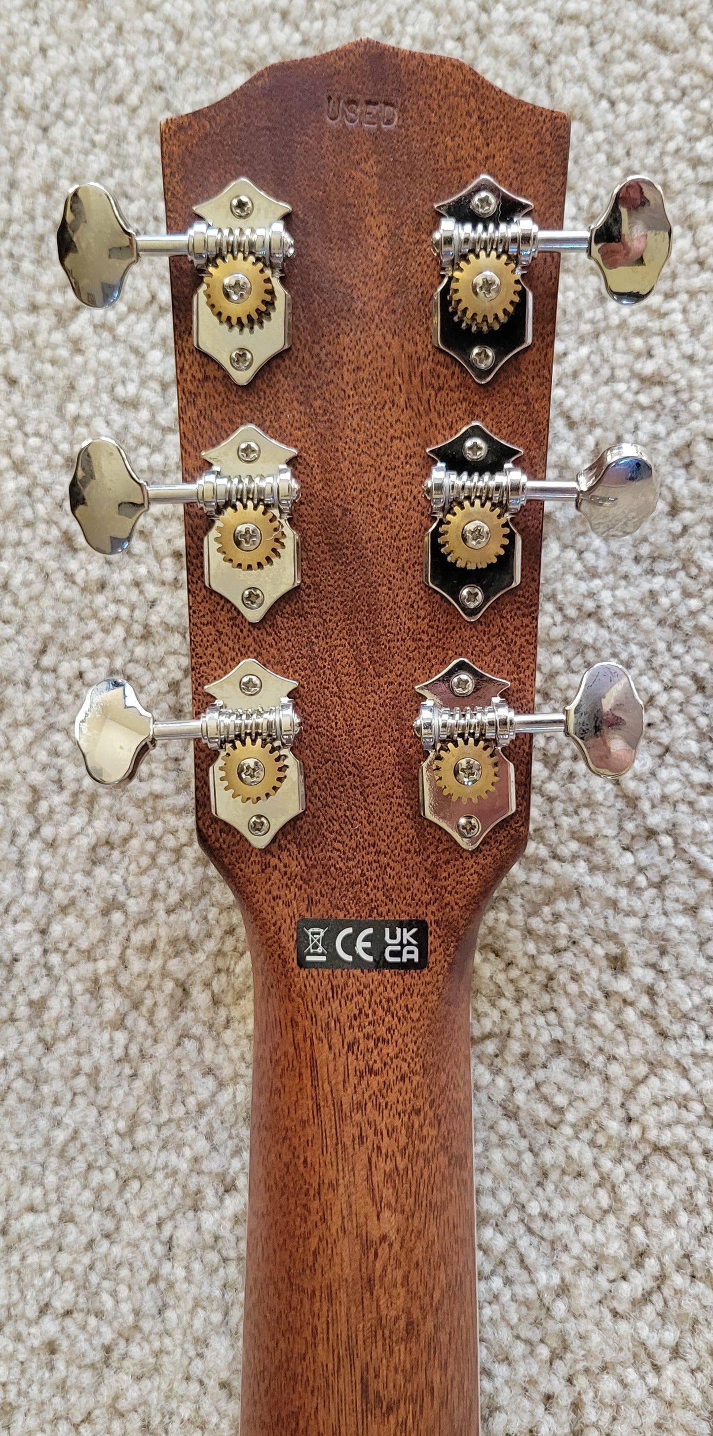 Fender PD-220E Dreadnought Acoustic Electric Guitar, Mahogany Aged Cognac Burst, New Hard Shell Case
