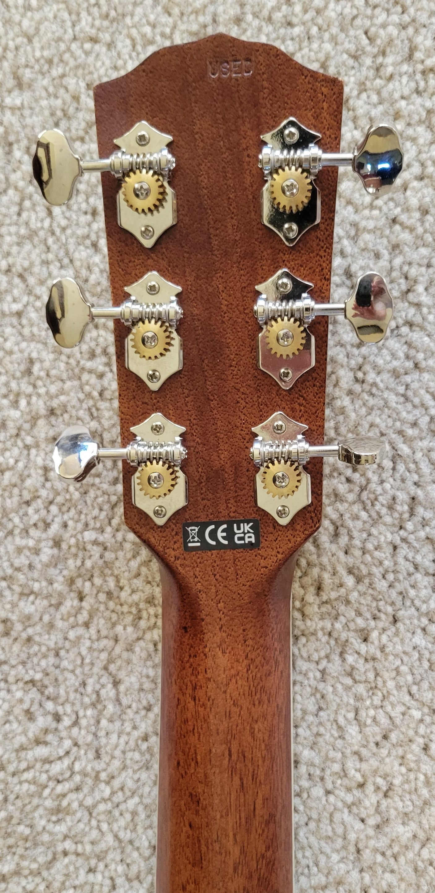 Fender PD-220E Dreadnought Acoustic Electric Guitar, Mahogany Aged Cognac Burst, New Hard Shell Case
