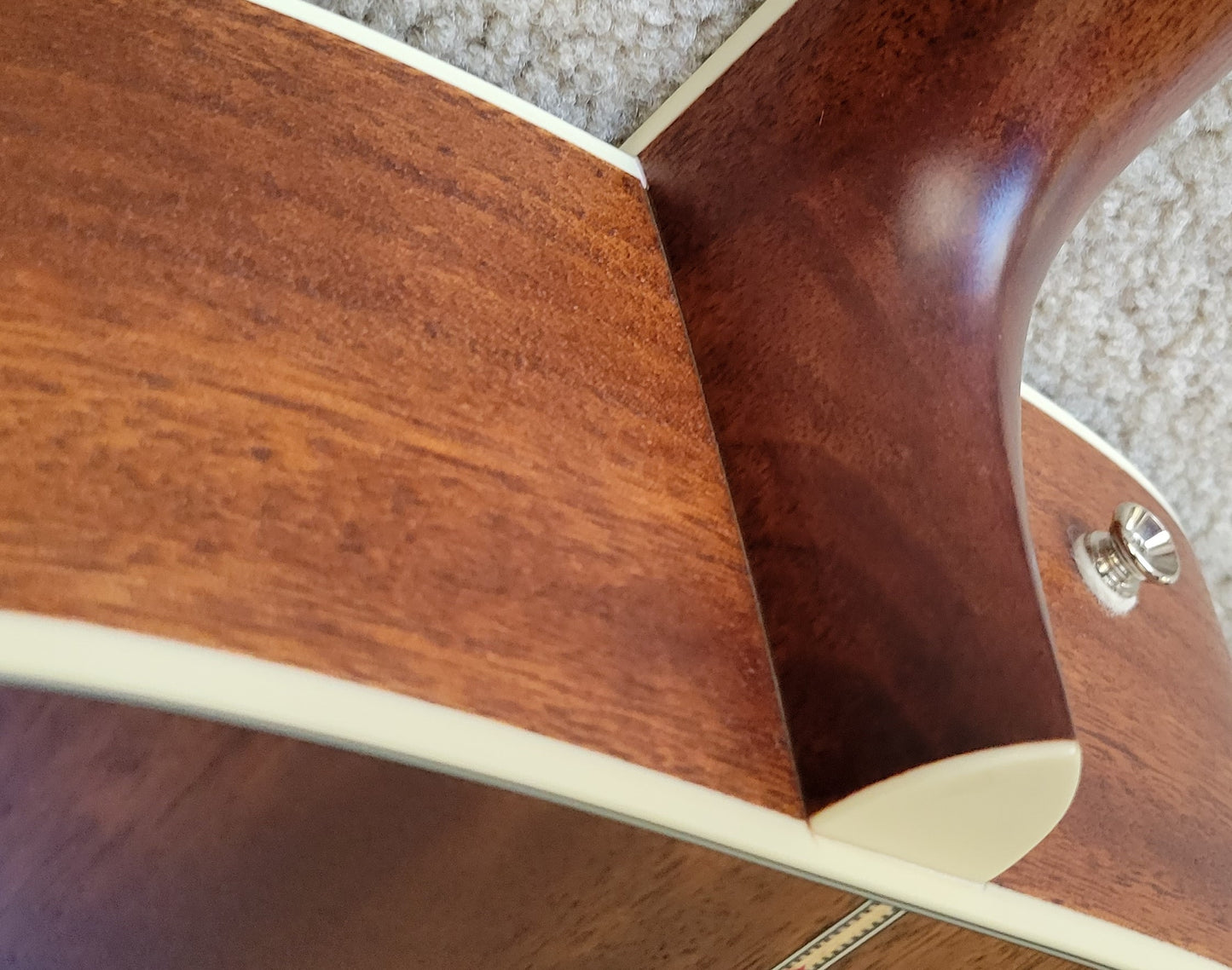 Fender PD-220E Dreadnought Acoustic Electric Guitar, Mahogany Aged Cognac Burst, New Hard Shell Case