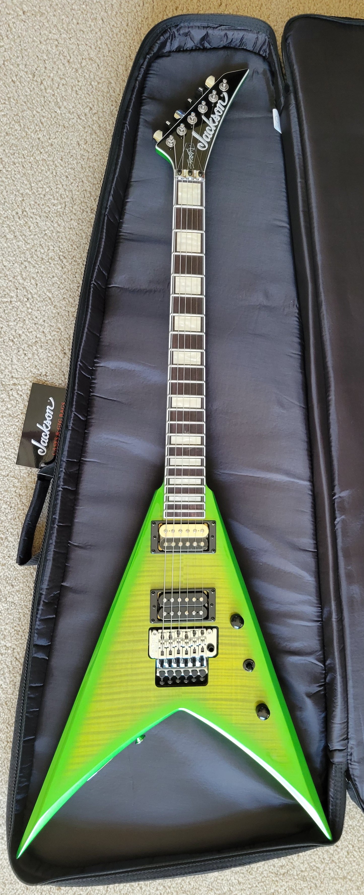 Jackson X Series Signature Scott Ian King V Baldini Electric Guitar, New Gig Bag
