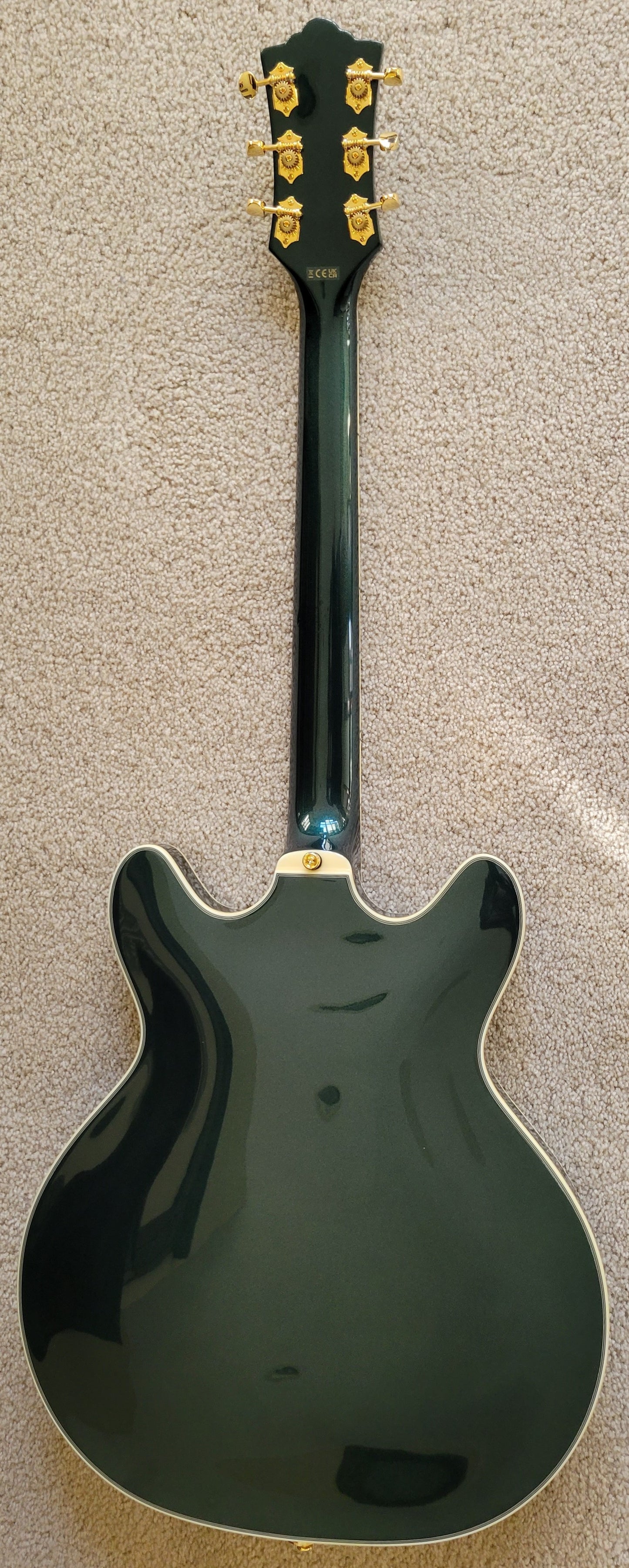 Guild Starfire VI Special Electric Guitar, Kingswood Green, New Hard Shell Case