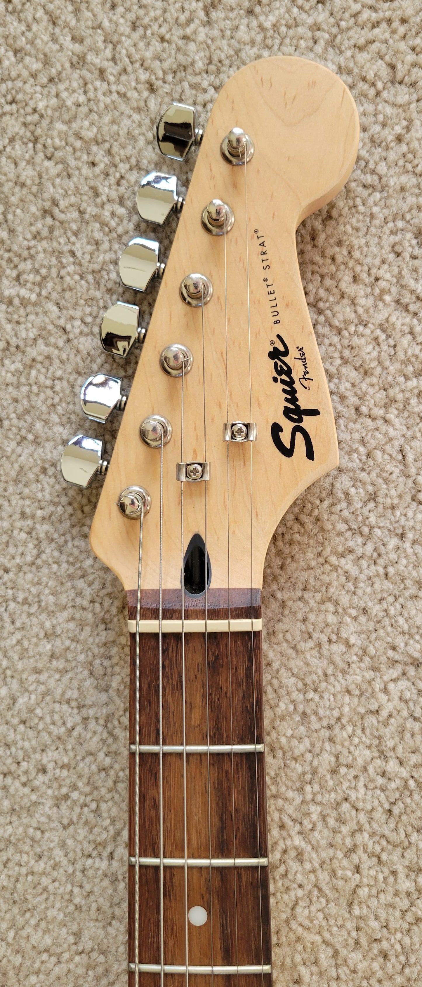 Fender Squier Bullet Stratocaster HSS Electric Guitar, Brown Sunburst, Hard Shell Case