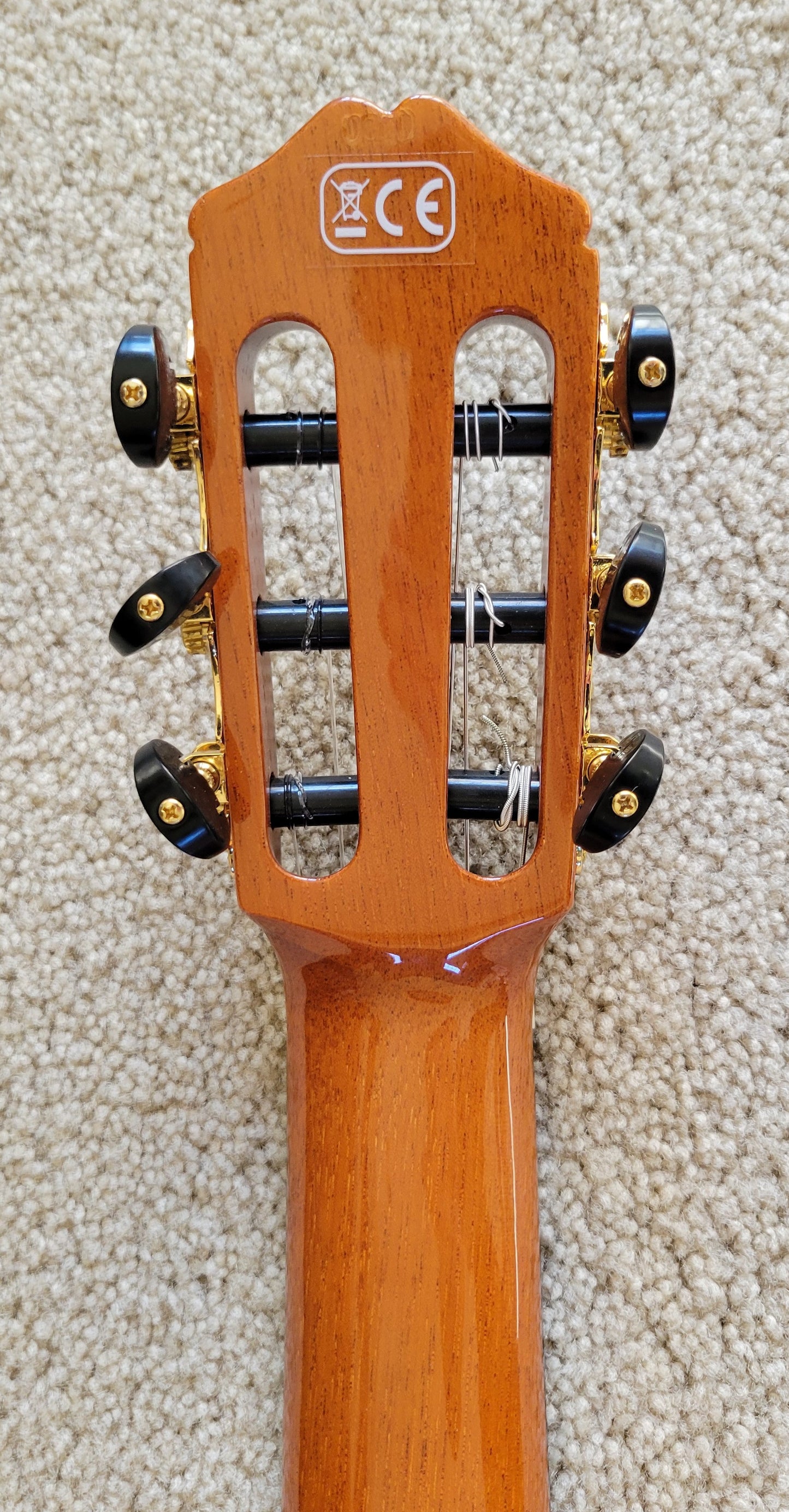 Cordoba 55FCE Spanish Thinbody Gipsy Kings Acoustic Electric Guitar, Honey Amber, HumiCase Hard Shell Case