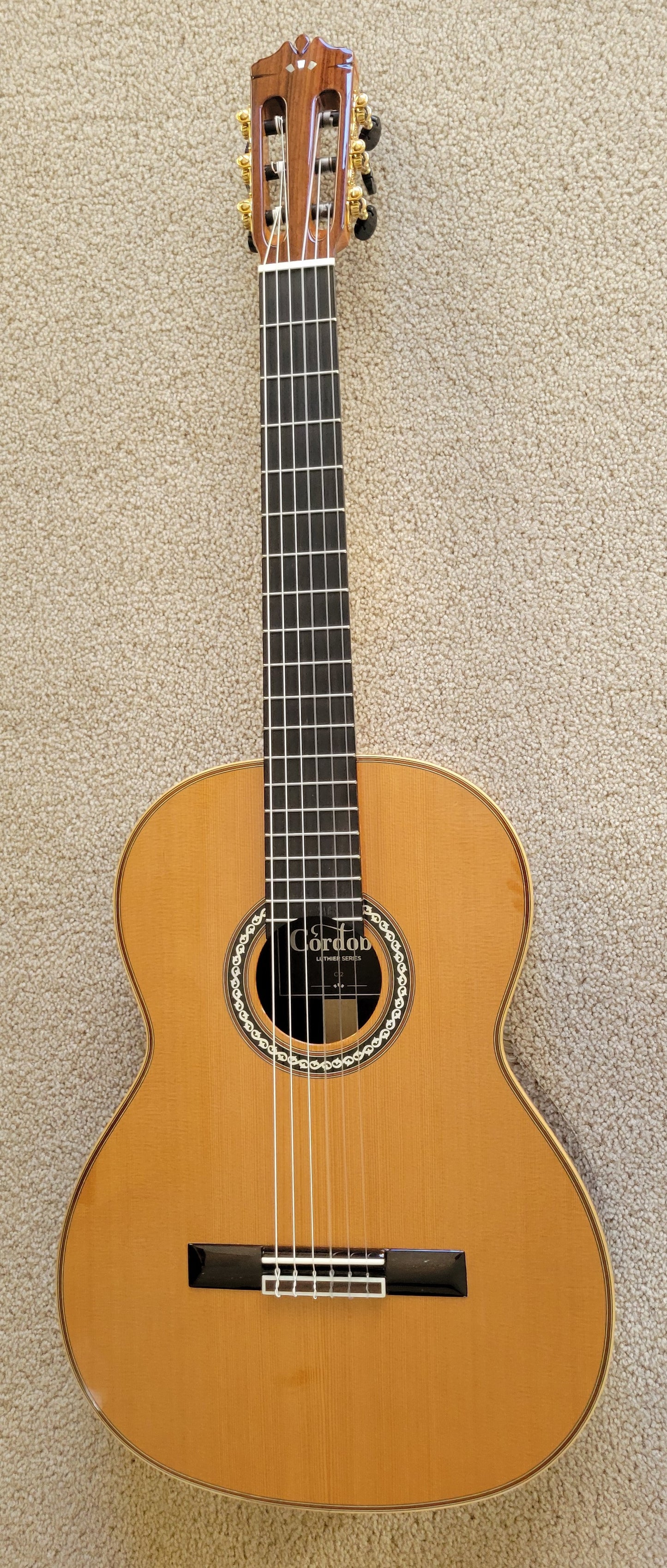 Cordoba C12 CD Traditional Classical Acoustic Guitar, HumiCase Hard Shell Case