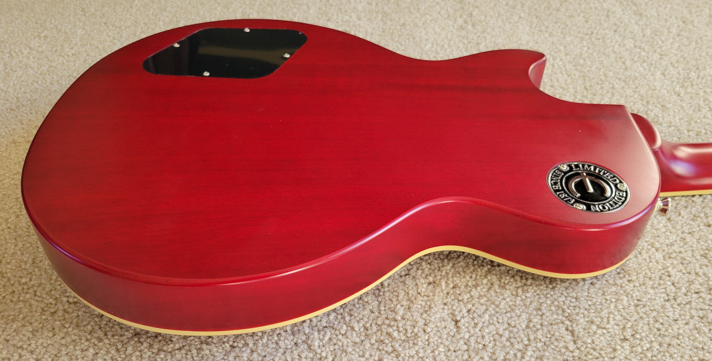 Epiphone 1959 Les Paul Standard Electric Guitar, Aged Dark Cherry Burst, Epiphone Hard Shell Case