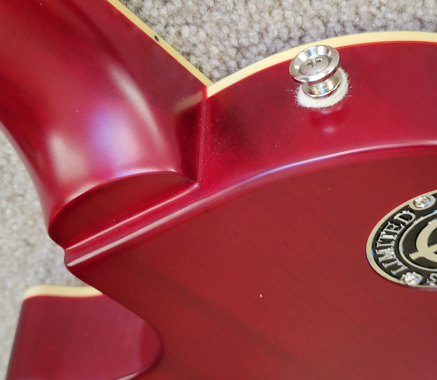 Epiphone 1959 Les Paul Standard Electric Guitar, Aged Dark Cherry Burst, Epiphone Hard Shell Case