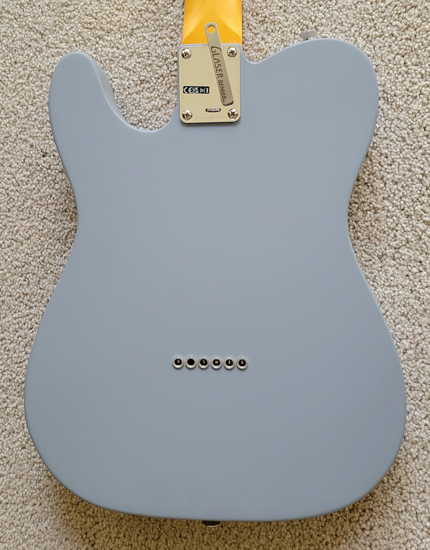 Fender Brent Mason Telecaster Electric Guitar, Primer Gray Satin, G&G Hard Shell Case