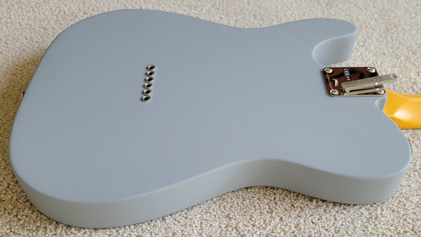 Fender Brent Mason Telecaster Electric Guitar, Primer Gray Satin, G&G Hard Shell Case