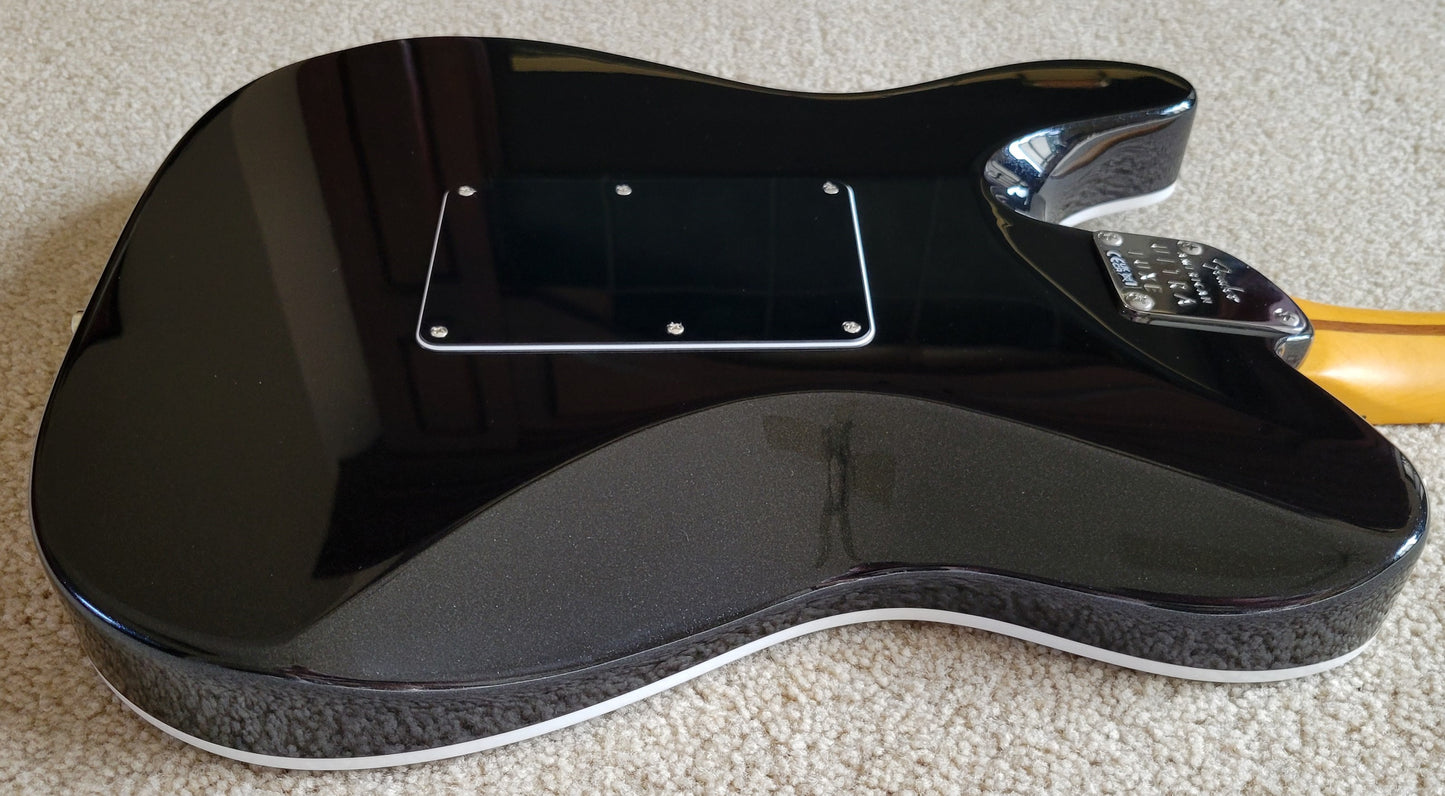 Fender American Ultra Luxe Telecaster Floyd Rose HH Electric Guitar, Deluxe Molded Hard Shell Case