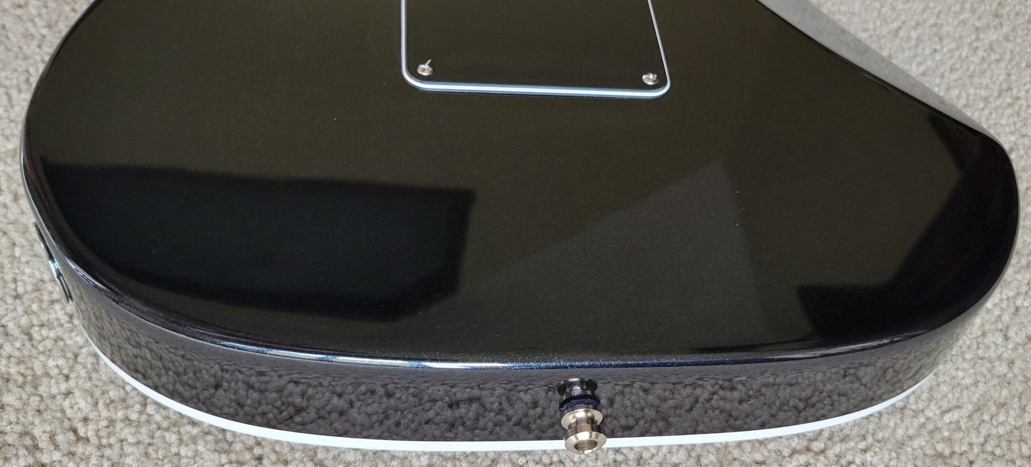 Fender American Ultra Luxe Telecaster Floyd Rose HH Electric Guitar, Deluxe Molded Hard Shell Case