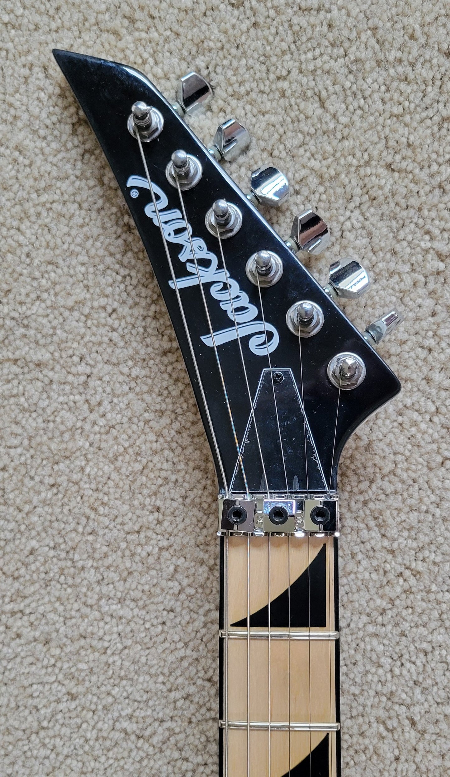 Jackson X Series Rhoads RRX24M Electric Guitar, White with Black Pinstripes, New Gig Bag