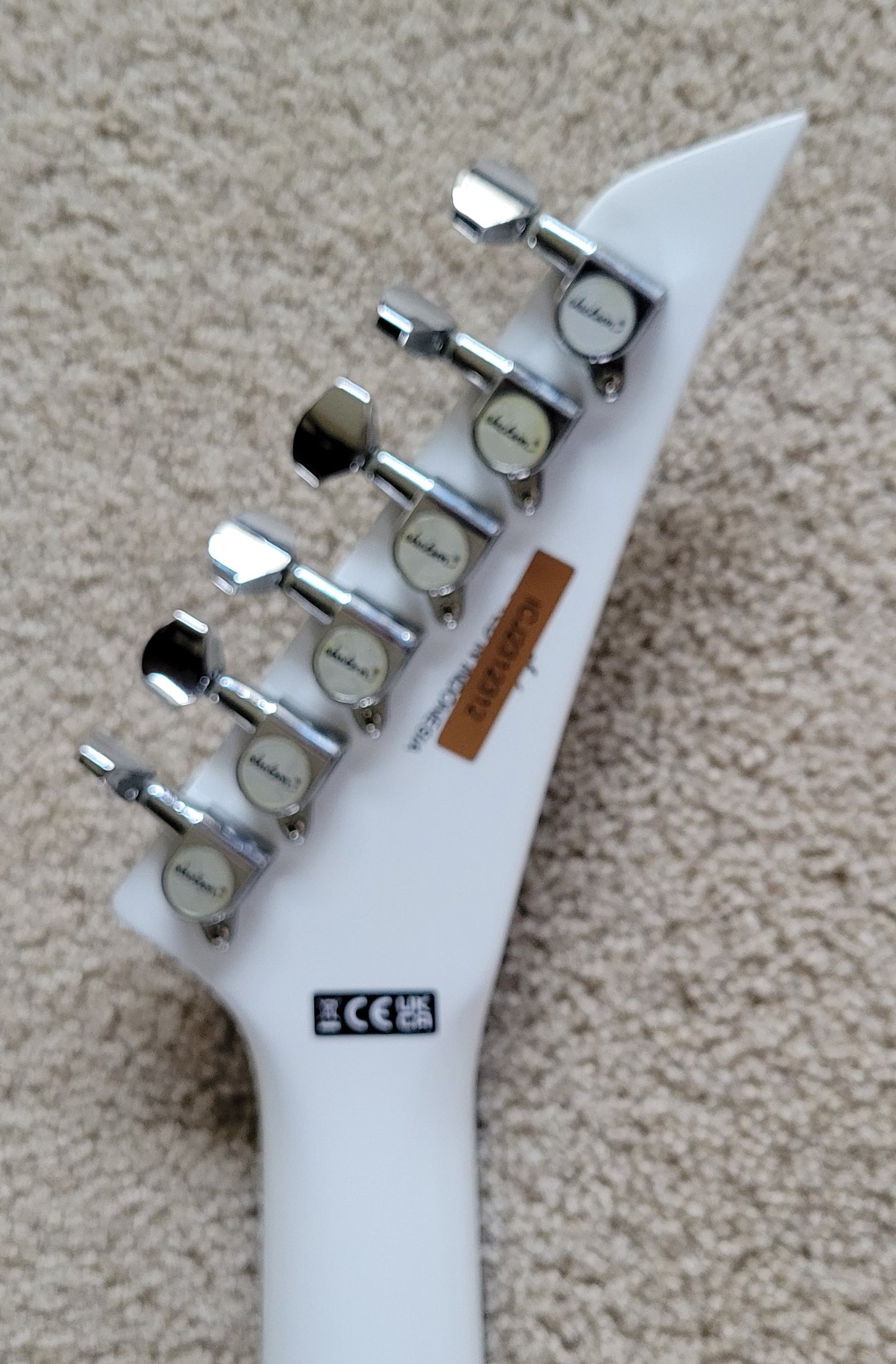 Jackson X Series Rhoads RRX24M Electric Guitar, White with Black Pinstripes, New Gig Bag